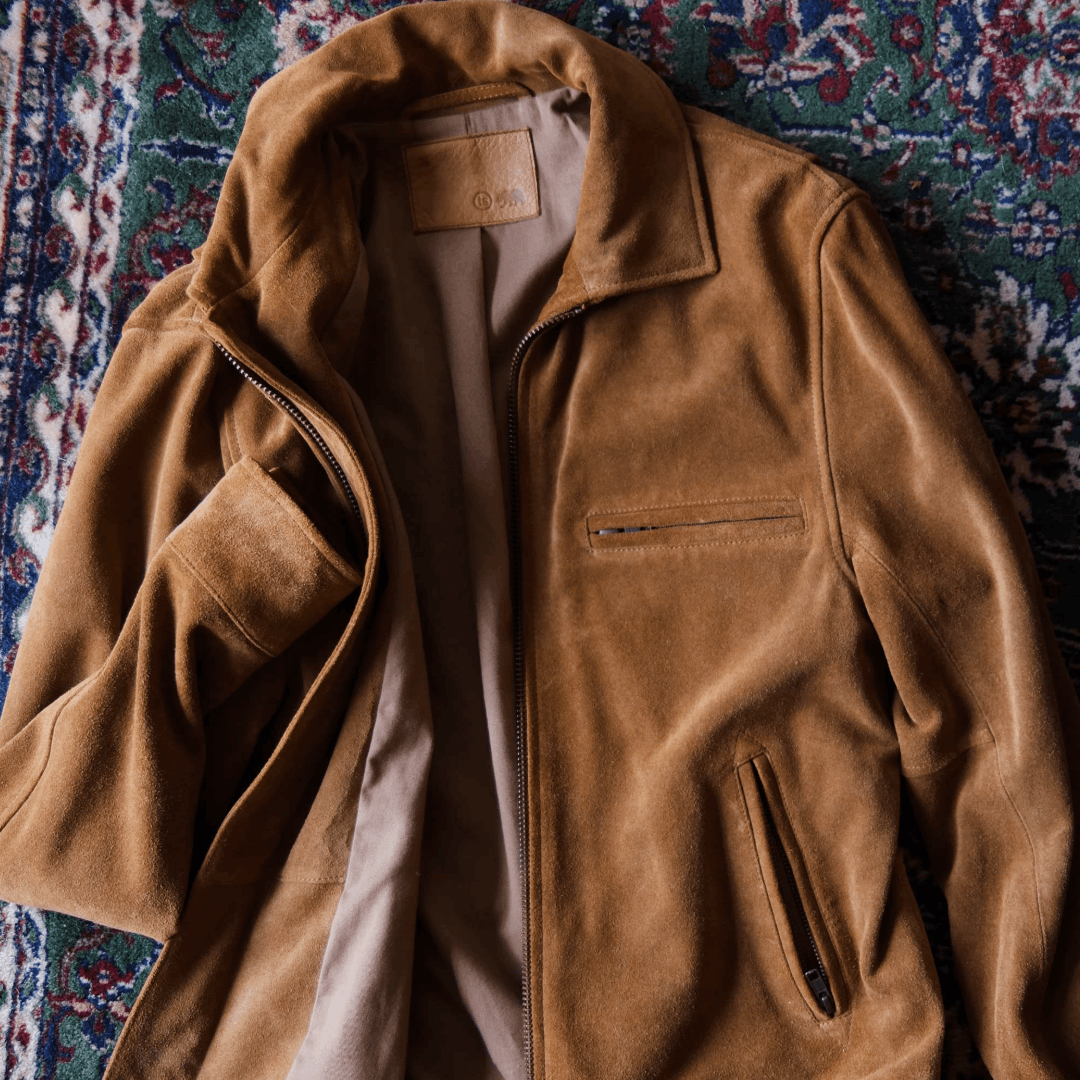 Taylor Stitch Rare: Taylor Stitch | 'Wyatt’ Jacket | Cognac Suede Size US XXS / EU 40 - 1 Thumbnail