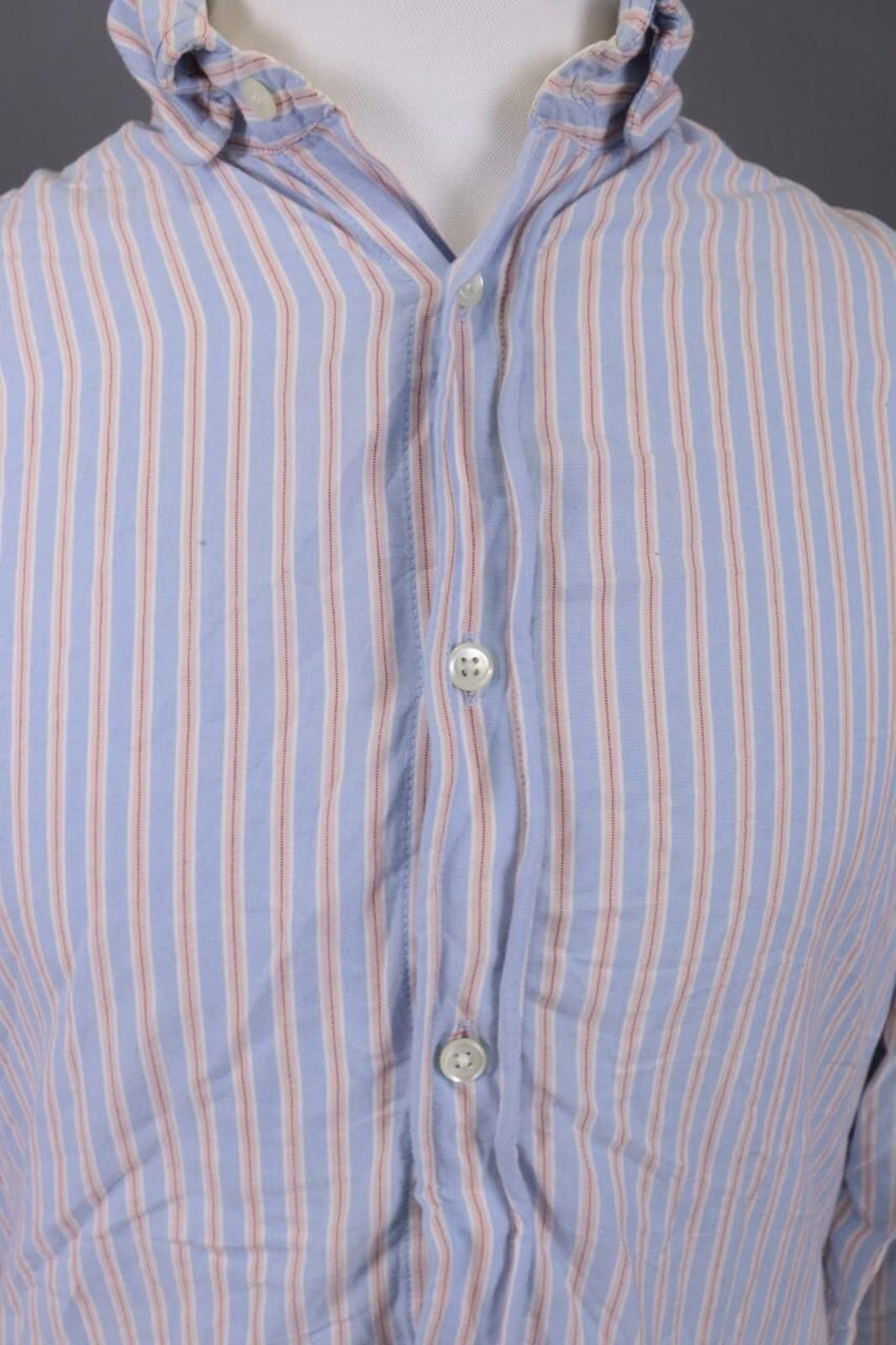 Hugo Boss Hugo Boss Multicolor Striped Floral Shirt Size M Size US M / EU 48-50 / 2 - 5 Thumbnail
