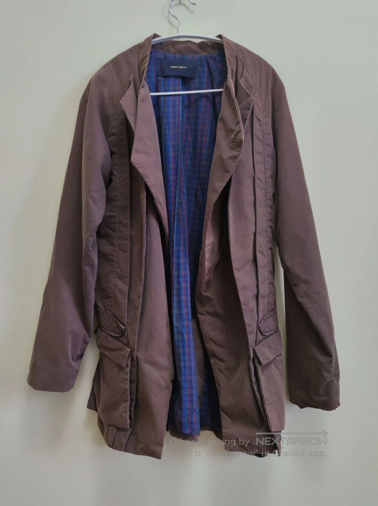 Henrik Vibskov Multi-layered Check Coat.