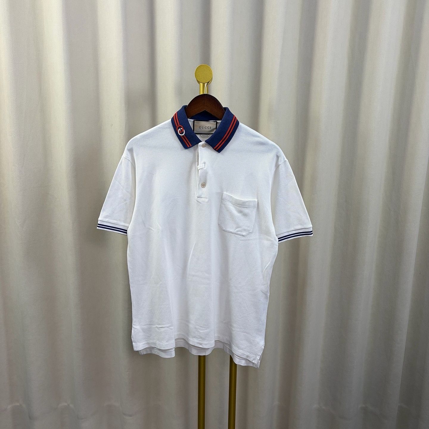 Gucci Gucci Logo Polo Shirt Size L Size US L / EU 52-54 / 3 - 1 Thumbnail