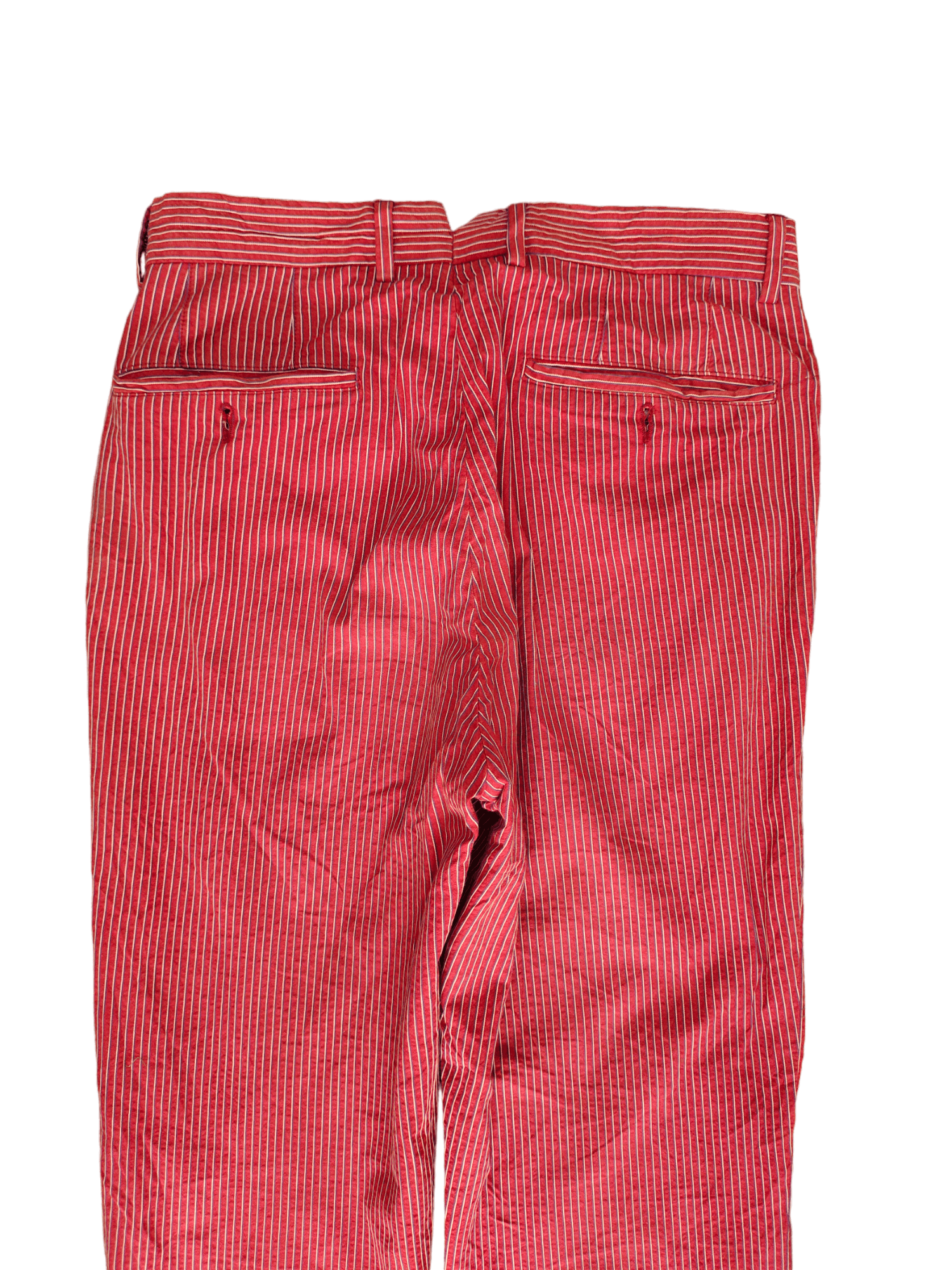 Incotex Incotex Pin Striped Red Trouser Pants Size US 28 / EU 44 - 10 Thumbnail