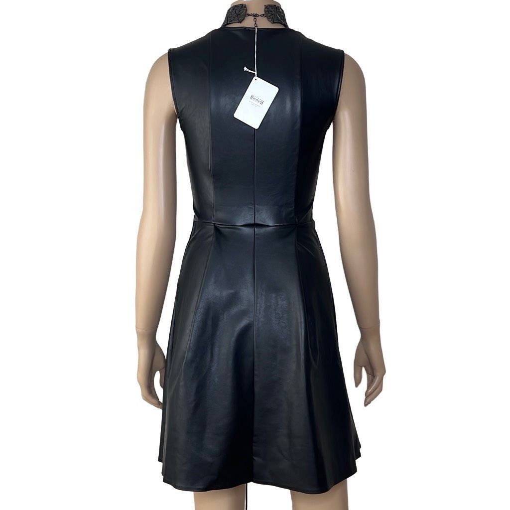 Wolford NWT Wolford Jenna Faux Vegan Leather Sleeveless Dress 8 Size M / US 6-8 / IT 42-44 - 8 Thumbnail