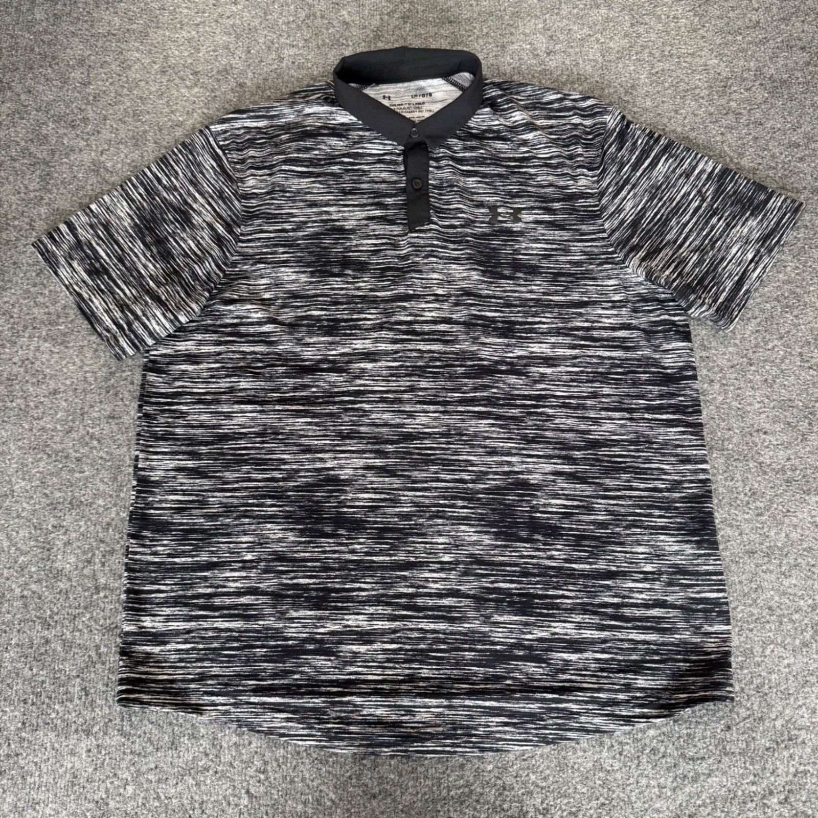 Under Armour Under Armour Iso Chill Polo Shirt Mens L Black Short Sleeve Size US L / EU 52-54 / 3 - 1 Thumbnail