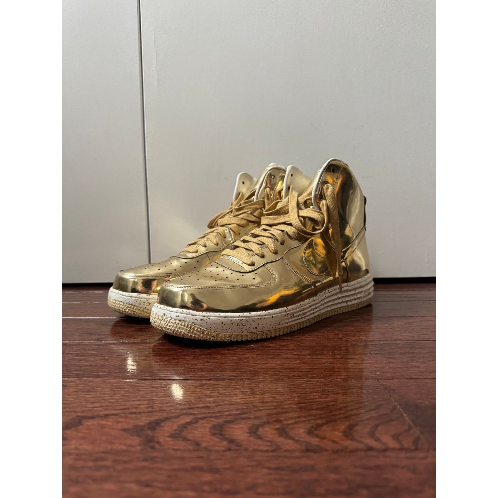 Nike Lunar Force 1 Hi Sp 'Liquid Gold' Size US 12 / EU 45 - 1 Thumbnail
