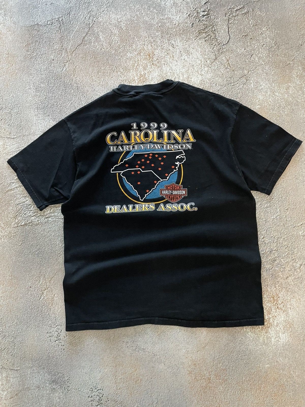 Harley Davidson Vintage 90s Harley Davidson Beach Rally T-Shirt Size US XL / EU 56 / 4 - 5 Thumbnail