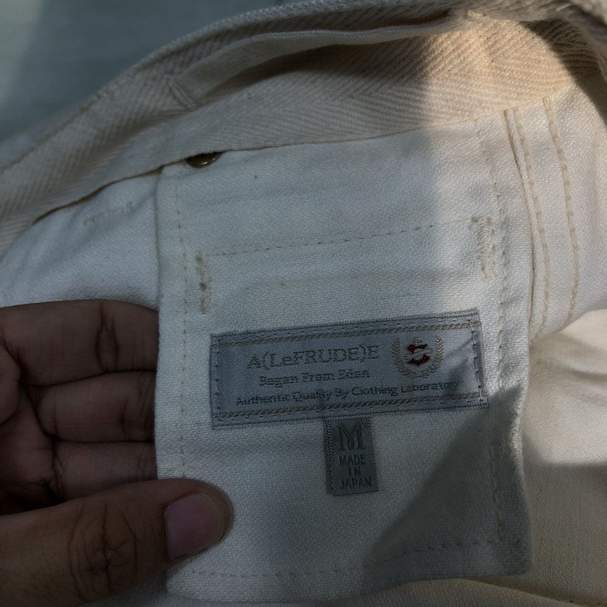 Japanese Brand 🔥Vintage Bush Pants Denim Chore LeFrude Japan Issey Miyake Size US 32 / EU 48 - 13 Thumbnail