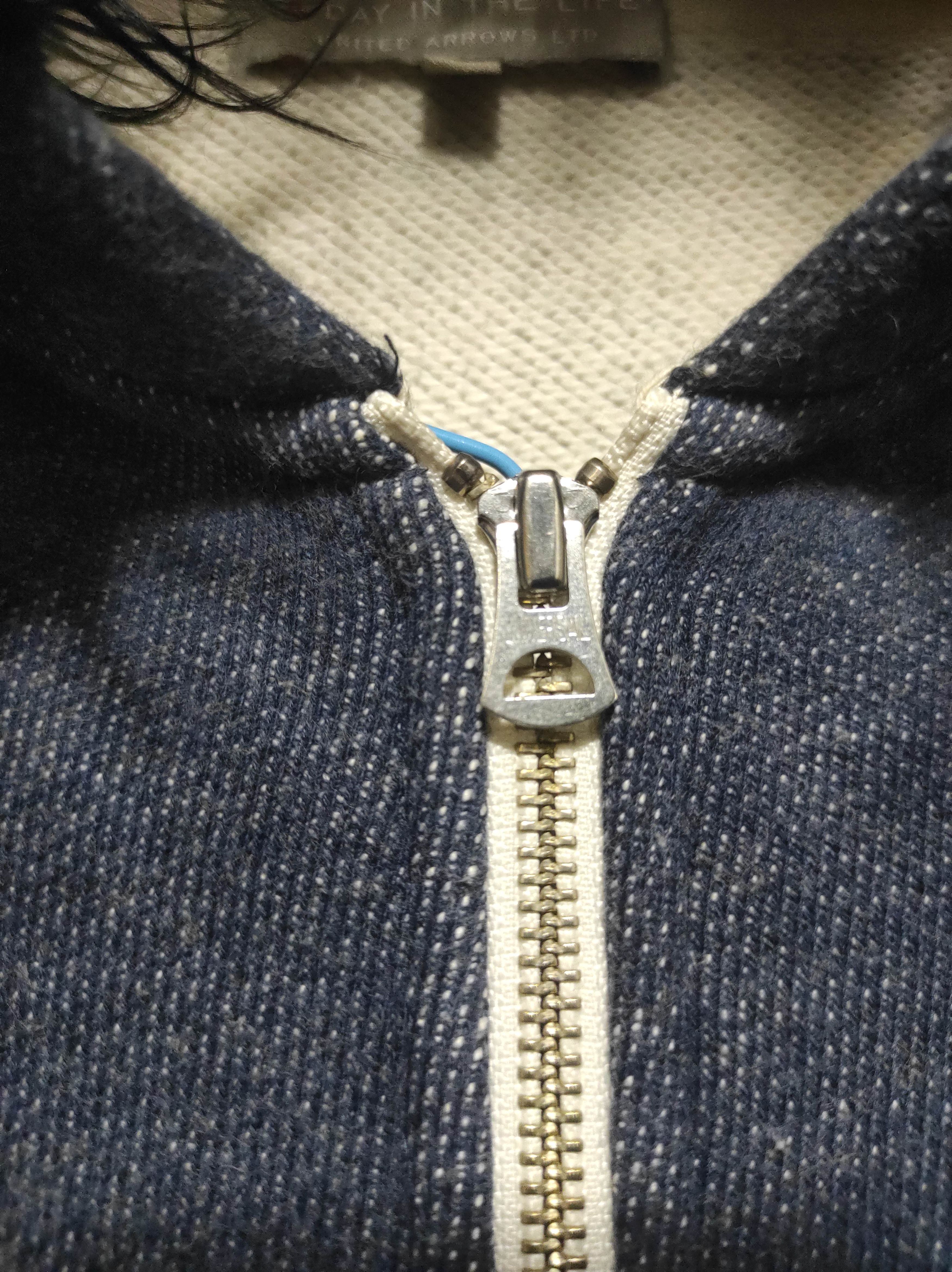 Le Grande Bleu (L.G.B.) A Day In The Life United Arrows Zip Fur Hoodie LGB style Size US L / EU 52-54 / 3 - 6 Thumbnail