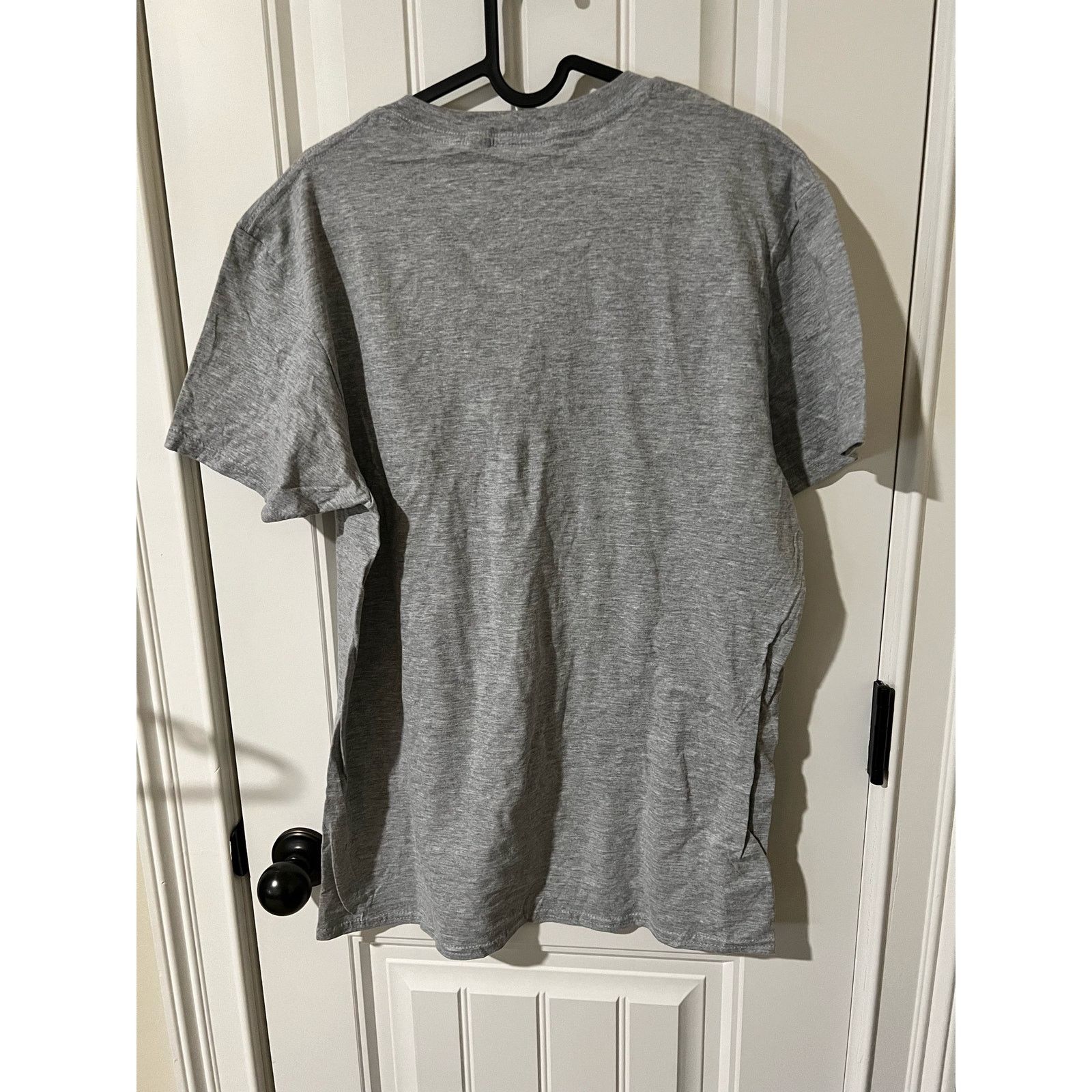 Gildan V-Neck T-Shirts Tagless Grey/black (38-40) Moisture wicking Size US M / EU 48-50 / 2 - 8 Thumbnail