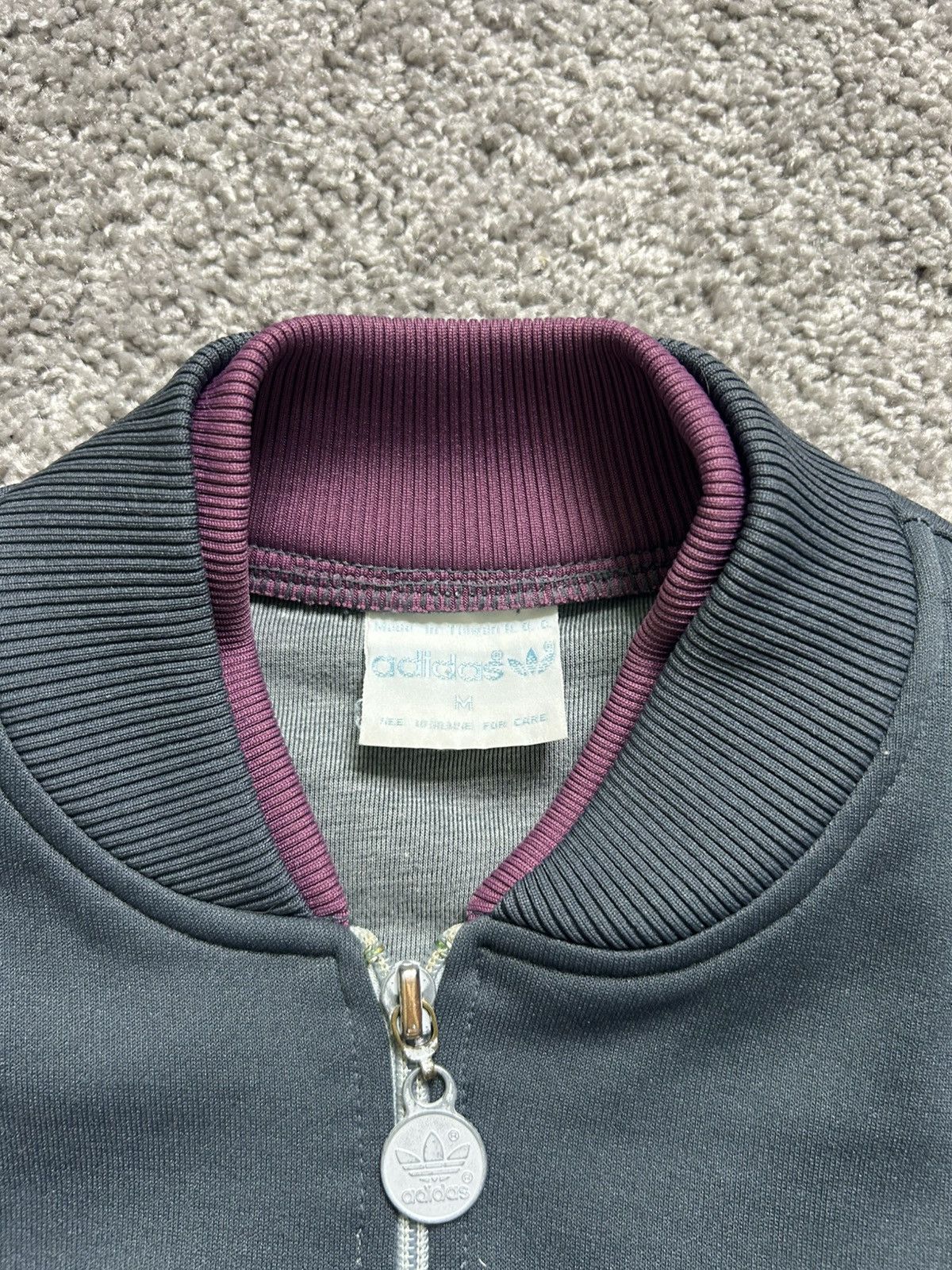 Adidas Vintage 80s Adidas Tri Tone Track Suit Set Jacket Pants Size US M / EU 48-50 / 2 - 4 Thumbnail