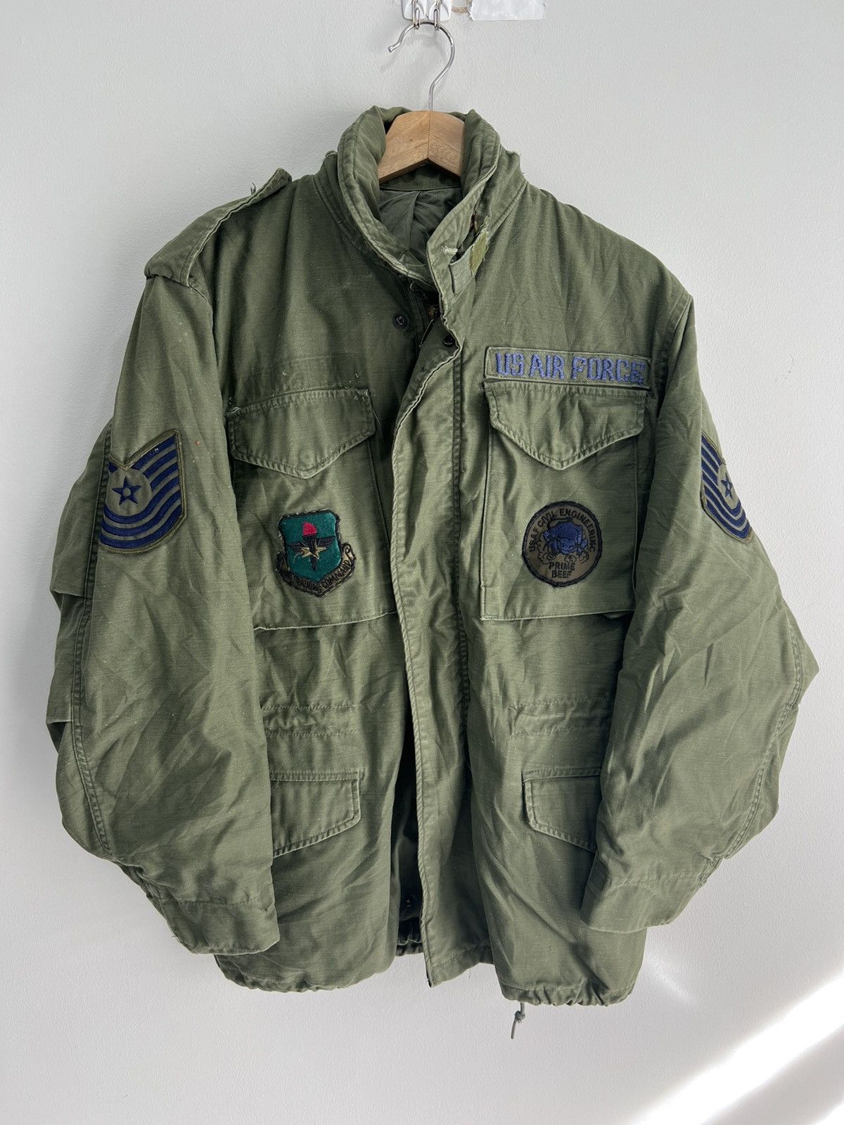 Alpha Industries Vtg Alpha Industries Field Jacket Coat army usa air force Size US S / EU 44-46 / 1 - 1 Thumbnail