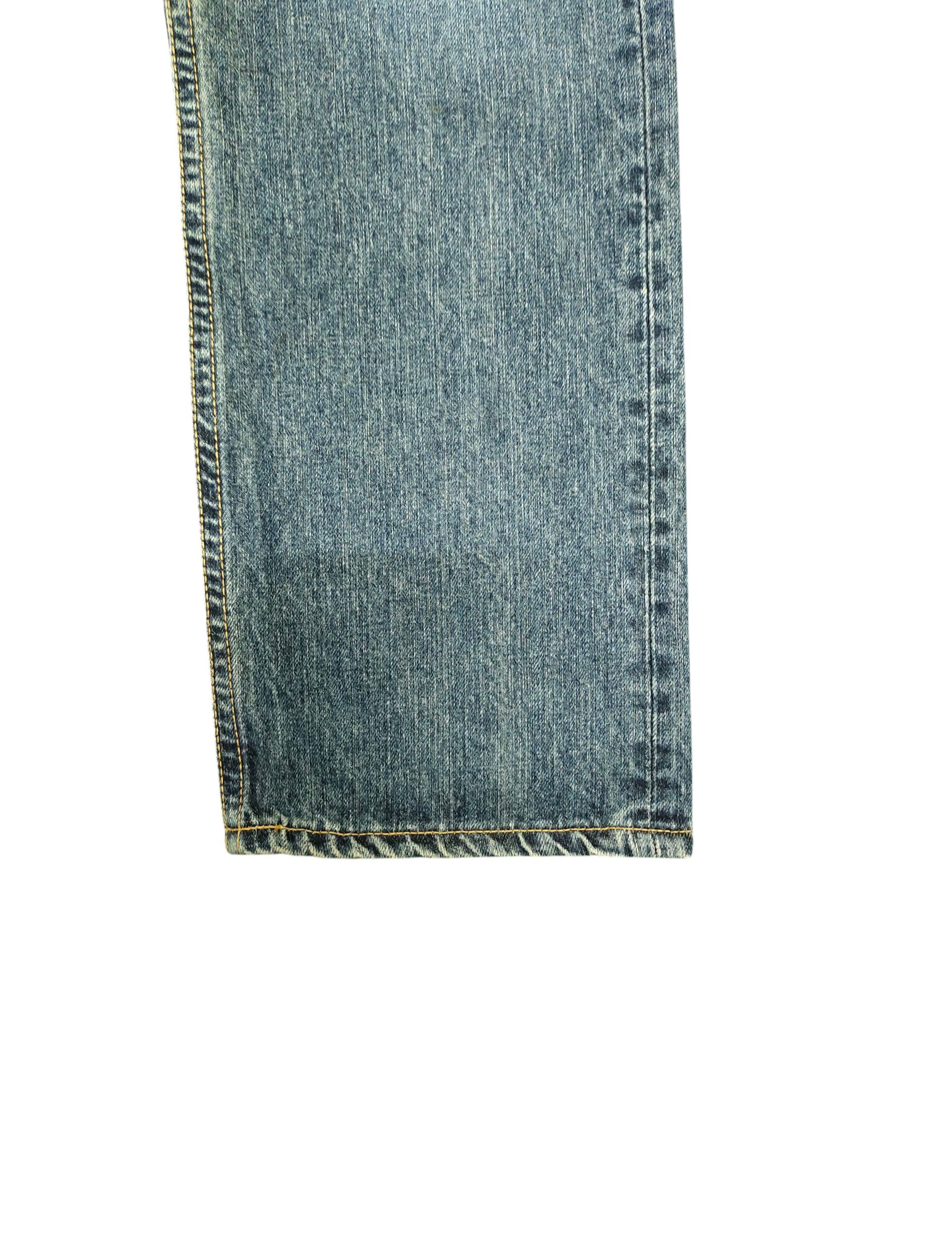 Number (N)ine × Undercover Vintage Edwin Xv Clawmark Distress Faded Denim Jeans Size US 32 / EU 48 - 5 Thumbnail