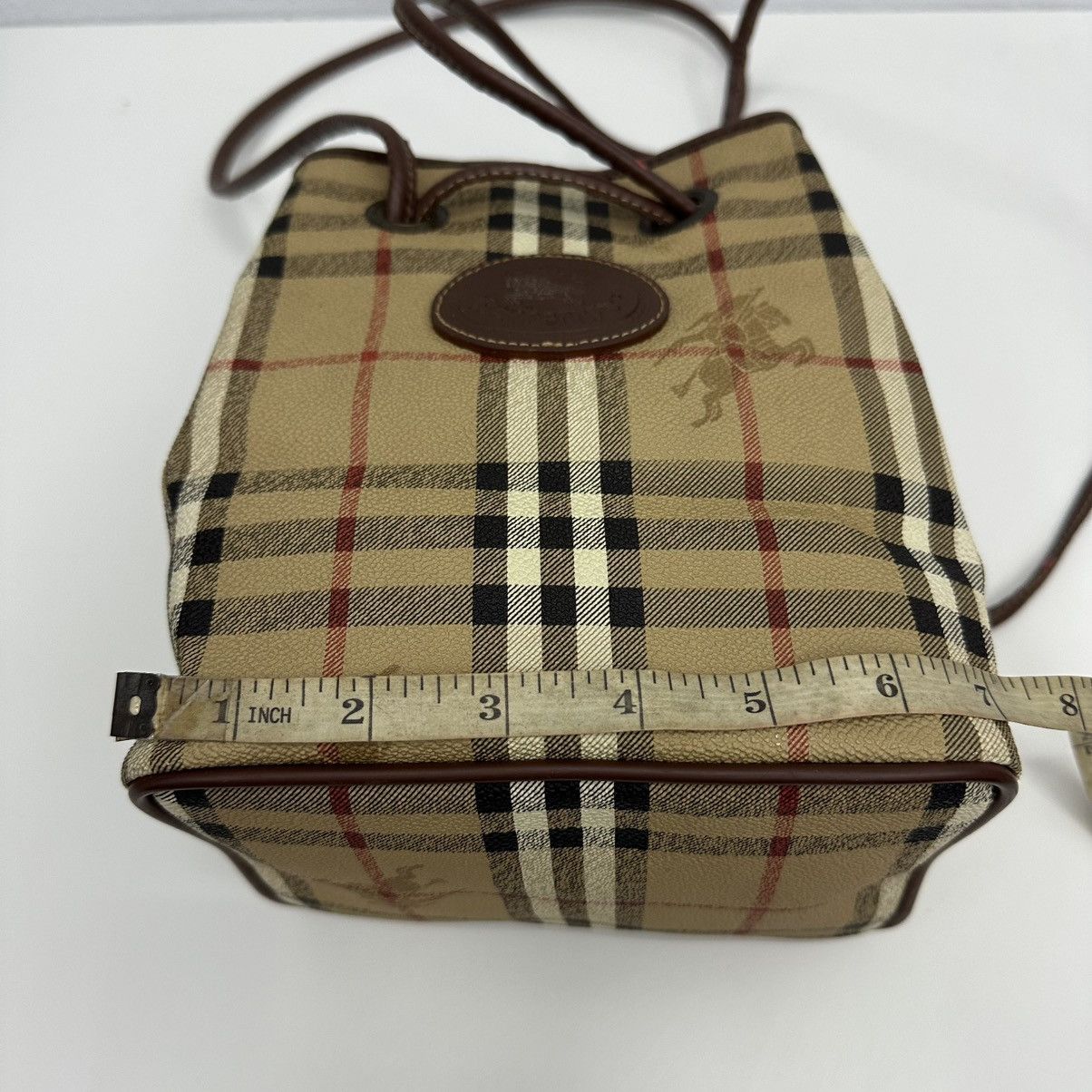 Burberry ‼️YES‼️ AUTHENTIC BURBERRYS VINTAGE NOVA CHECK LONG HANDLE BAG Size ONE SIZE - 13 Thumbnail