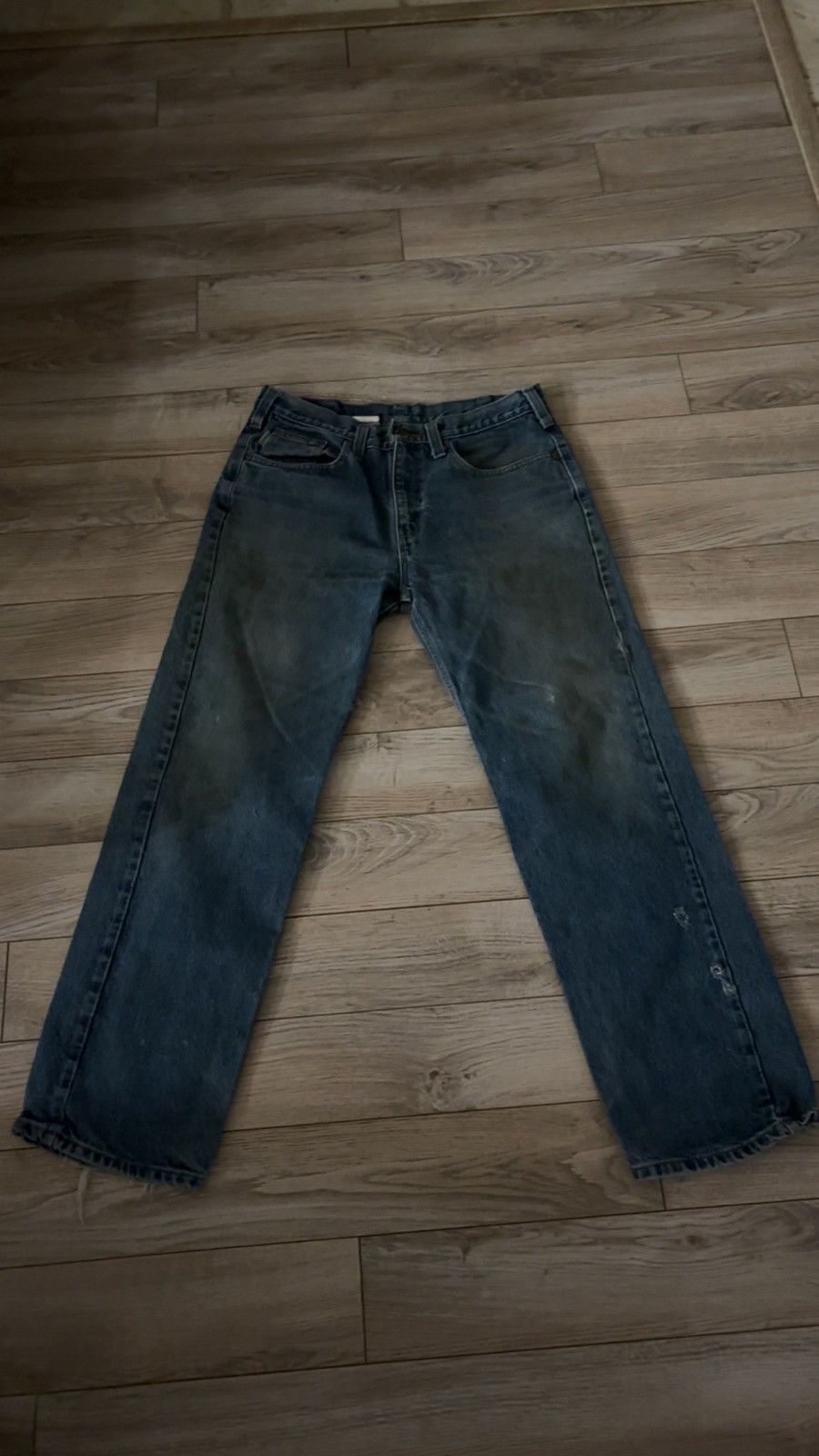 Carhartt Blue carhartt denim jeans Size US 34 / EU 50 - 2 Thumbnail