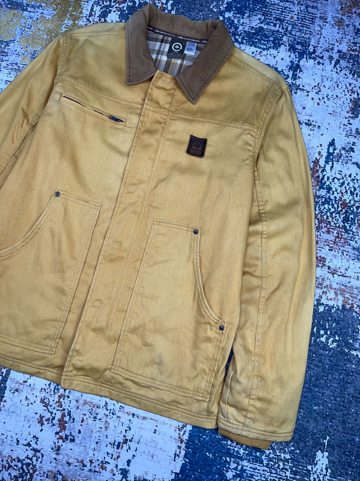 LRG LRG Rough Neck Workwear Chore Jacket Size US L / EU 52-54 / 3 - 3 Thumbnail