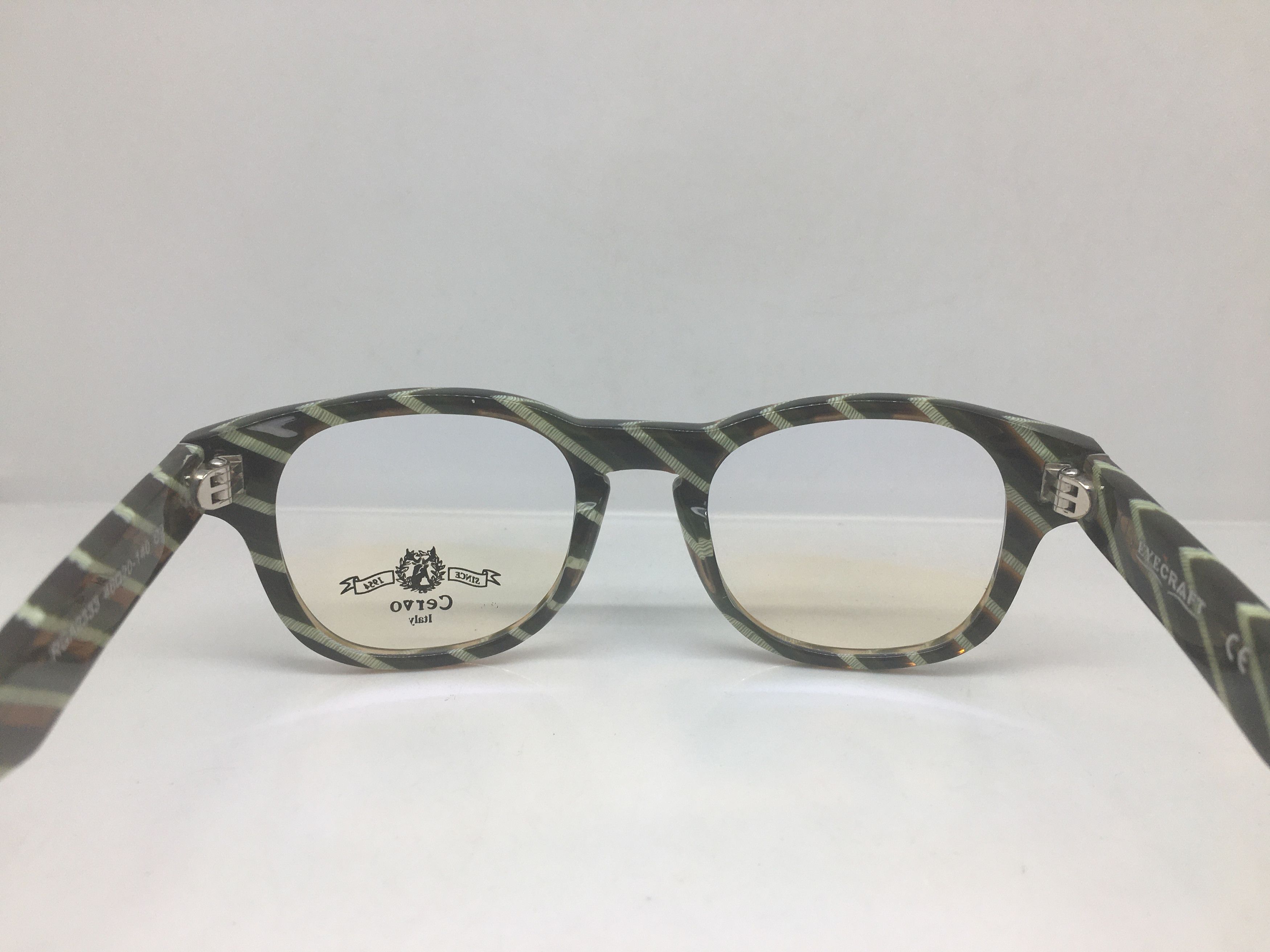 Other EYECRAFT Green Brown Key Hole Eyeglasses Frame Size ONE SIZE - 4 Thumbnail