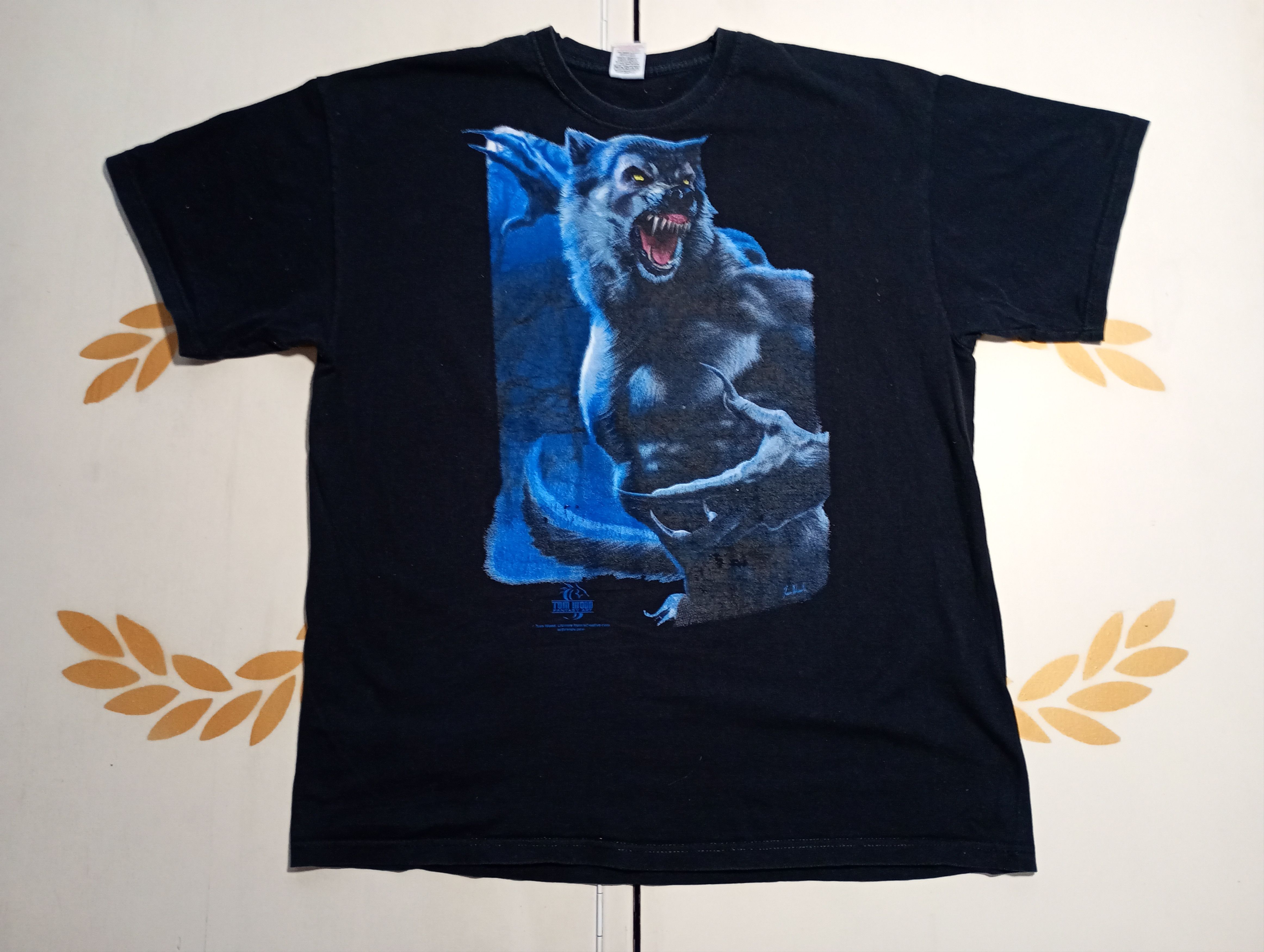 Fruit Of The Loom Tom Wood Fantasy Art T-Shirt Size US XL / EU 56 / 4 - 1 Thumbnail