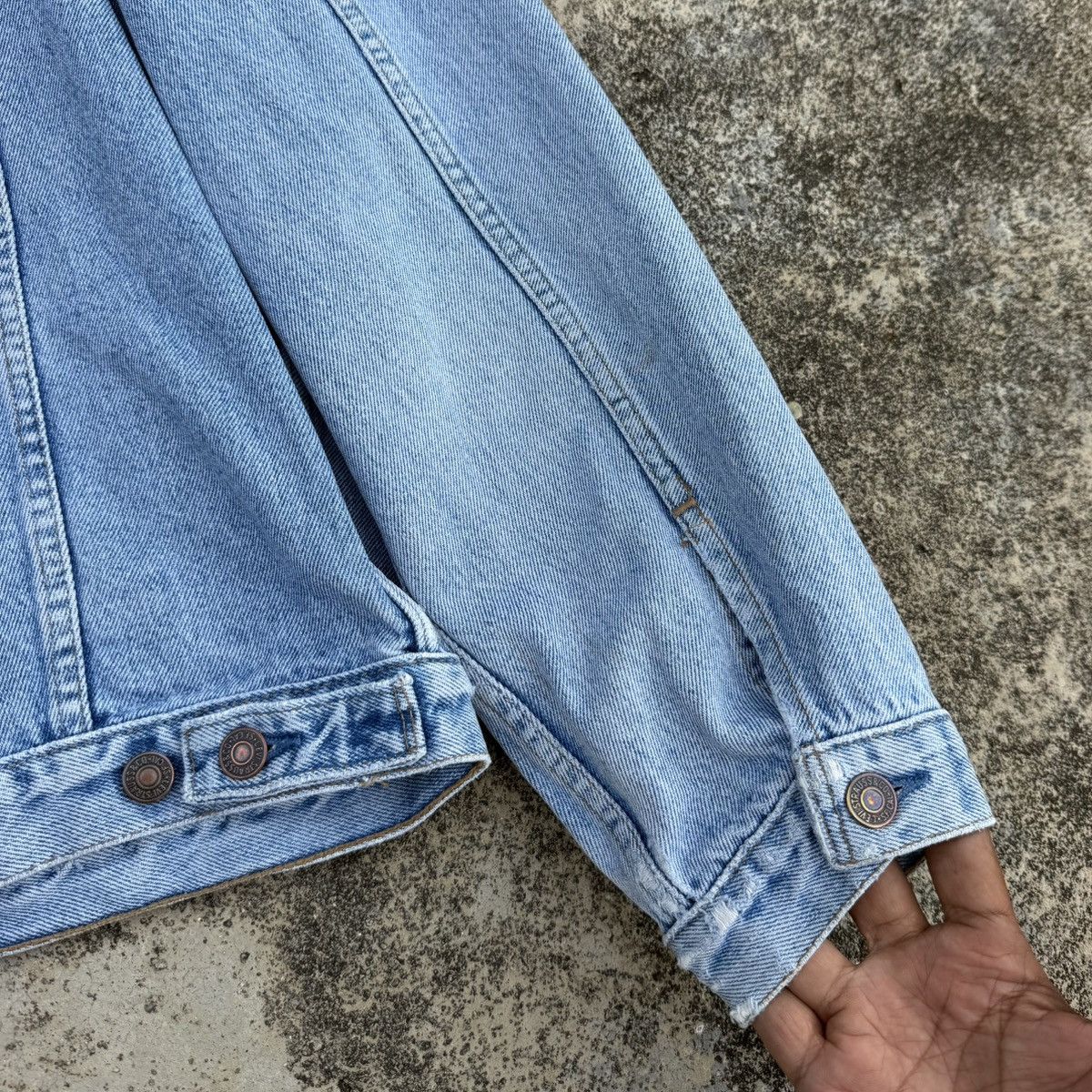 Levi's 🔥Limited🔥Vintage 80s Levis Distressed Trucker Denim Jacket Size US XL / EU 56 / 4 - 11 Thumbnail