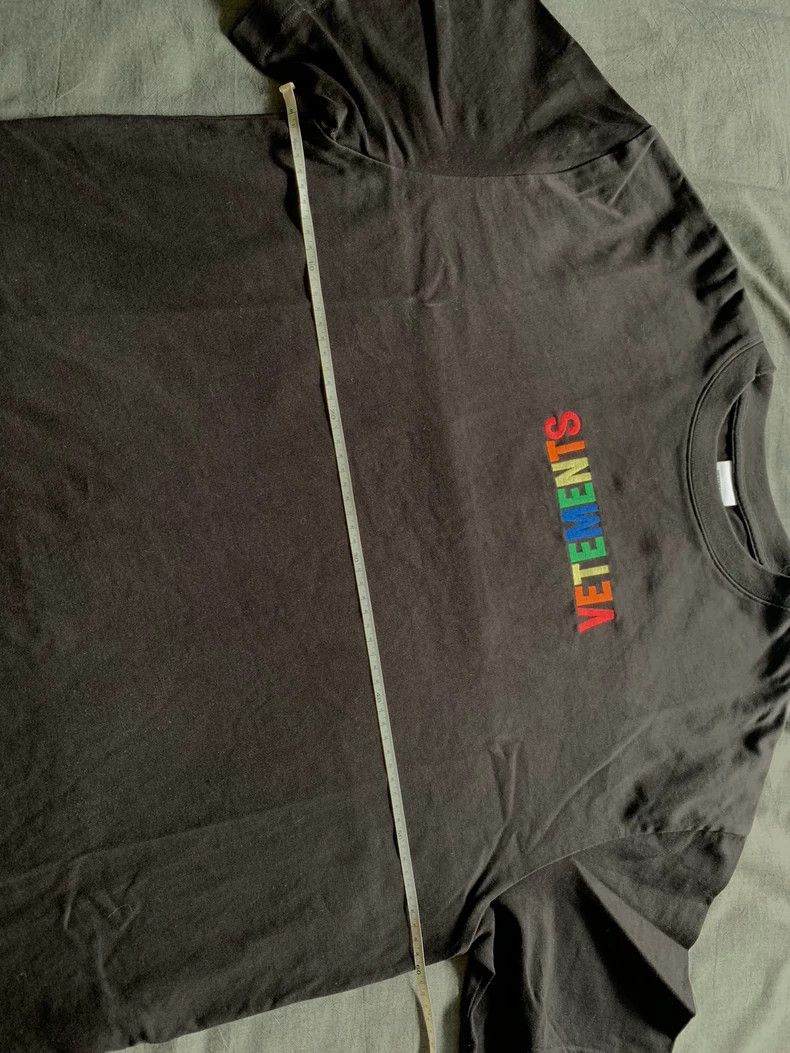 Vetements VETEMENTS Rainbow slogan short sleeve 2504-Nextarrow Size US M / EU 48-50 / 2 - 7 Thumbnail