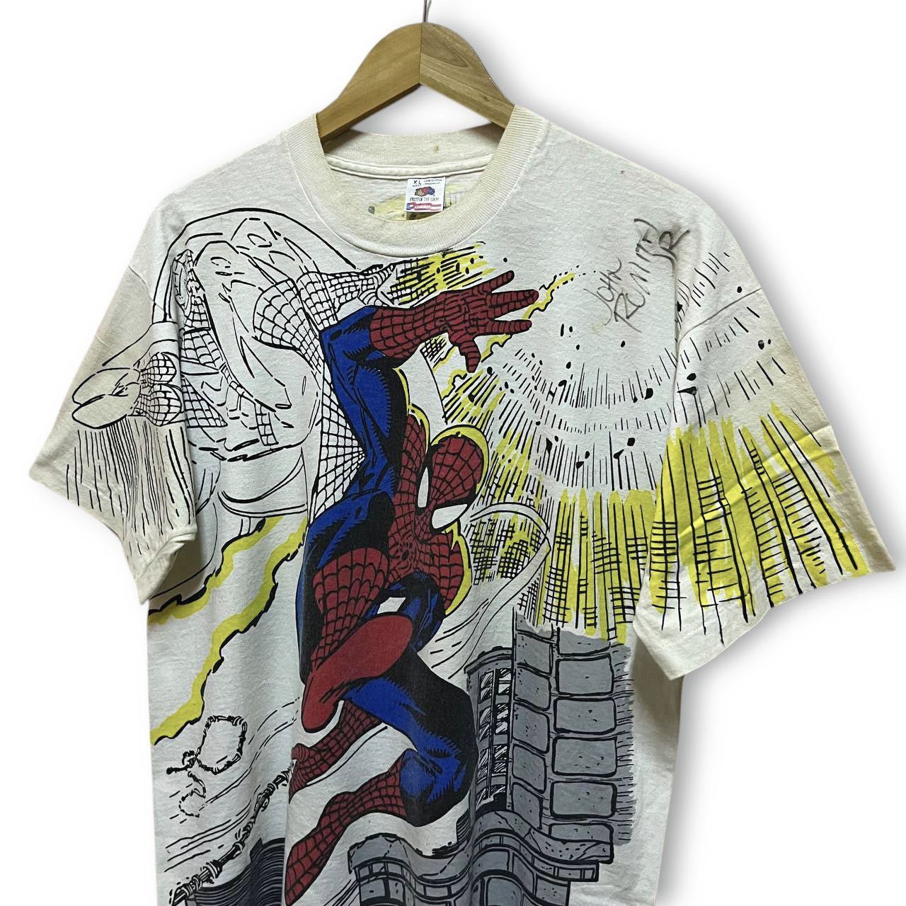 Marvel Comics Vintage 1993 Spider-Man Marvel Comics All Over Print Size US XL / EU 56 / 4 - 3 Thumbnail