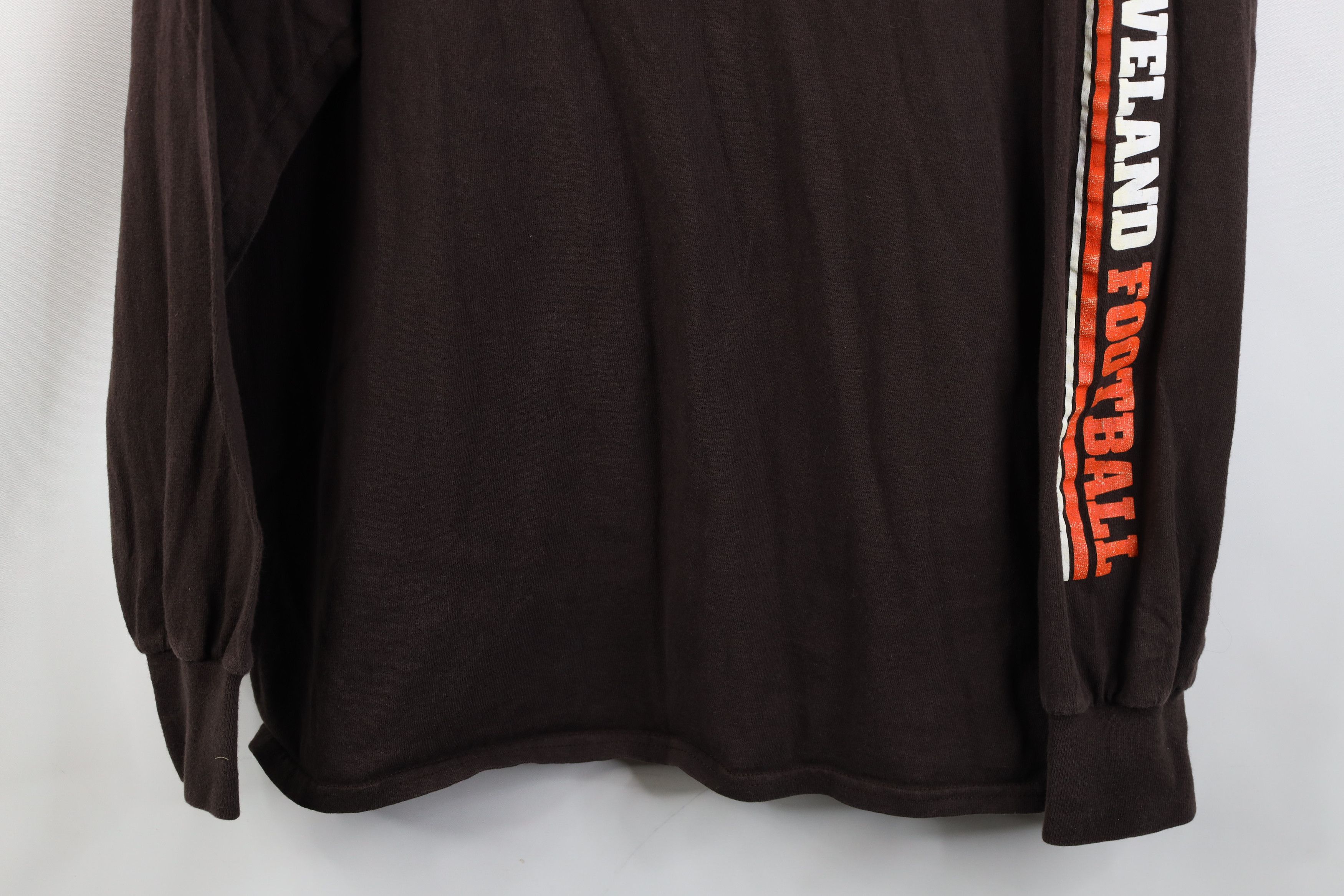Majestic Vintage Majestic Browns Football Long Sleeve T-Shirt Brown Size US L / EU 52-54 / 3 - 3 Thumbnail