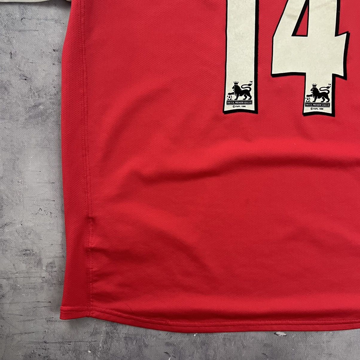 Other Rare! Parry 14 Nike Arsenal Soccer Jersey Shirt 00s Size US M / EU 48-50 / 2 - 22 Thumbnail