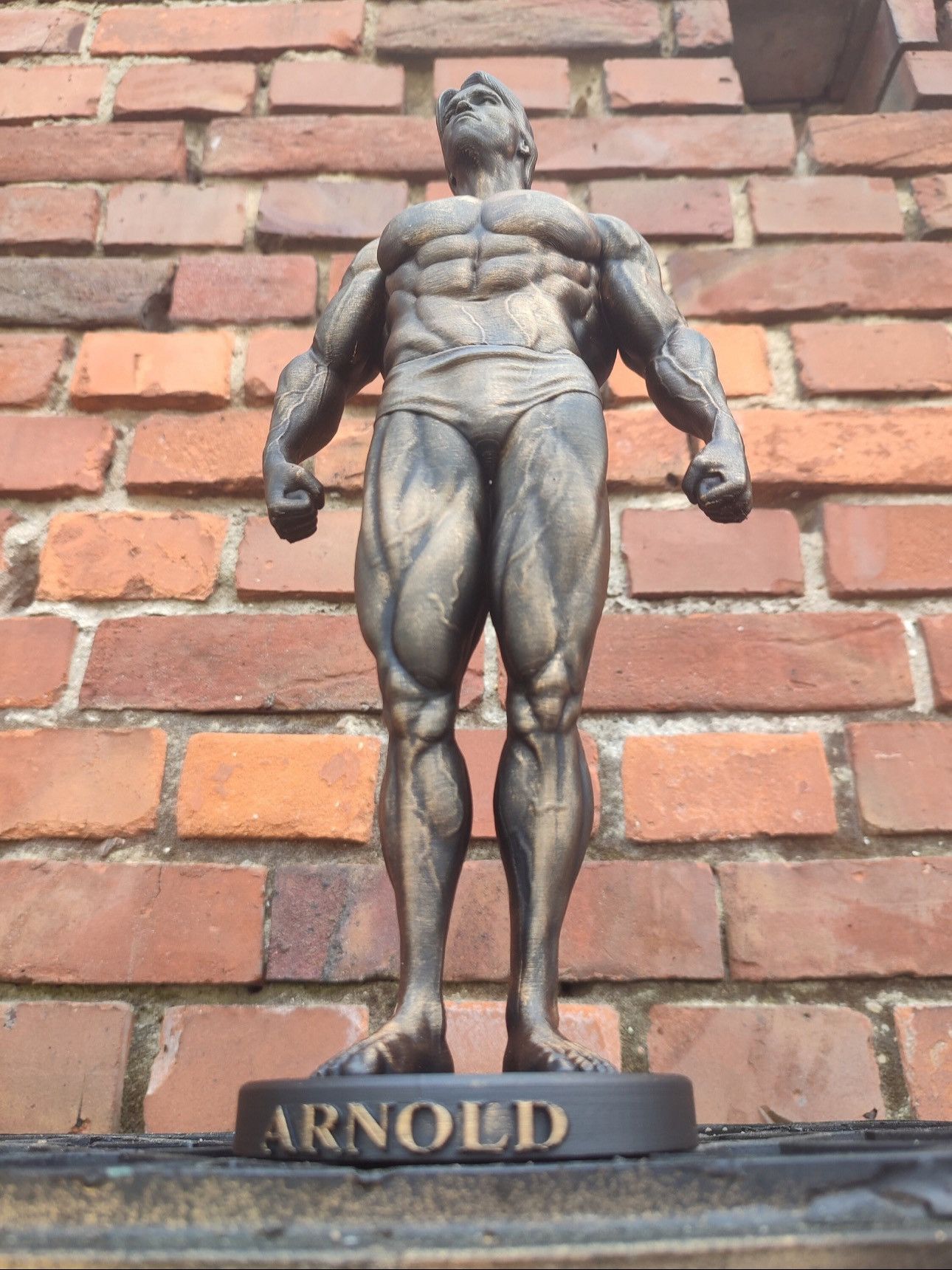 Other Gym statue Arnold Schwarzenegger 37cm Size ONE SIZE - 4 Thumbnail