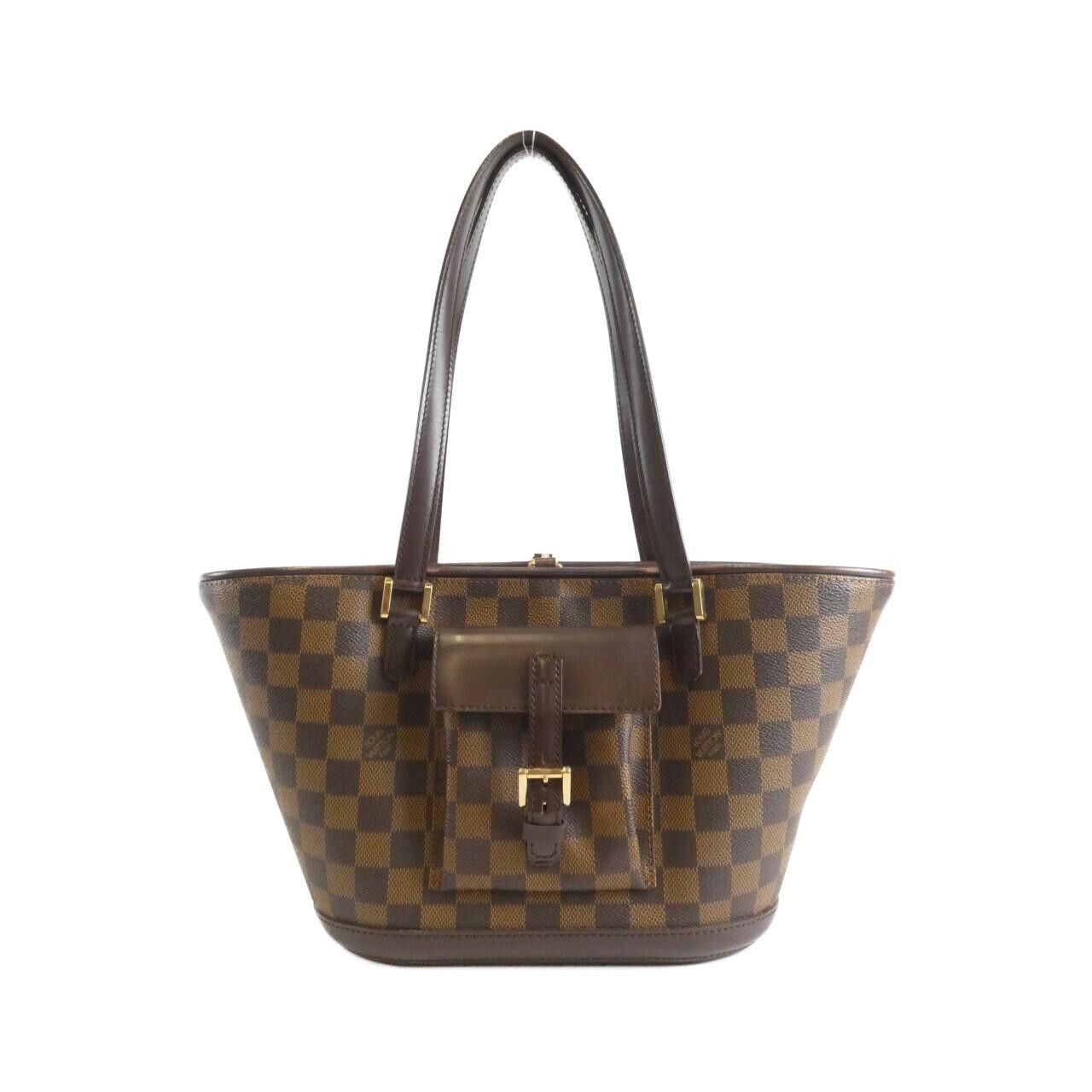 Louis Vuitton Louis Vuitton Louis Vuitton Manosque Damier Handbag Textile Handbag N51121 DUTY FREE for USA Size ONE SIZE - 1 Thumbnail