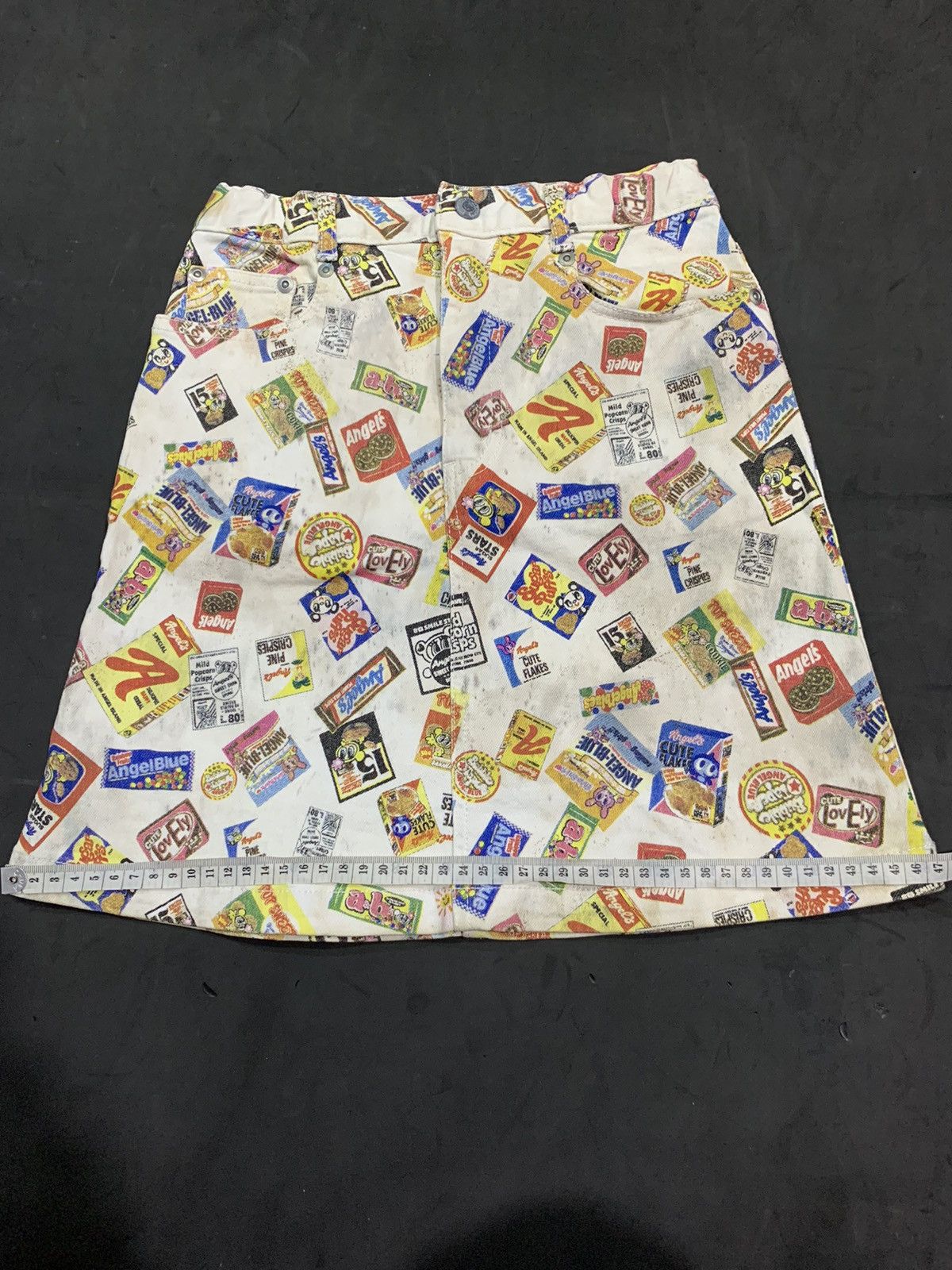 Angel Blue × Hysteric Glamour × Vintage 💸BINDINGOFFER💸Vintage angle blue mini skirt Size 24" / US 00 / IT 34 - 14 Thumbnail
