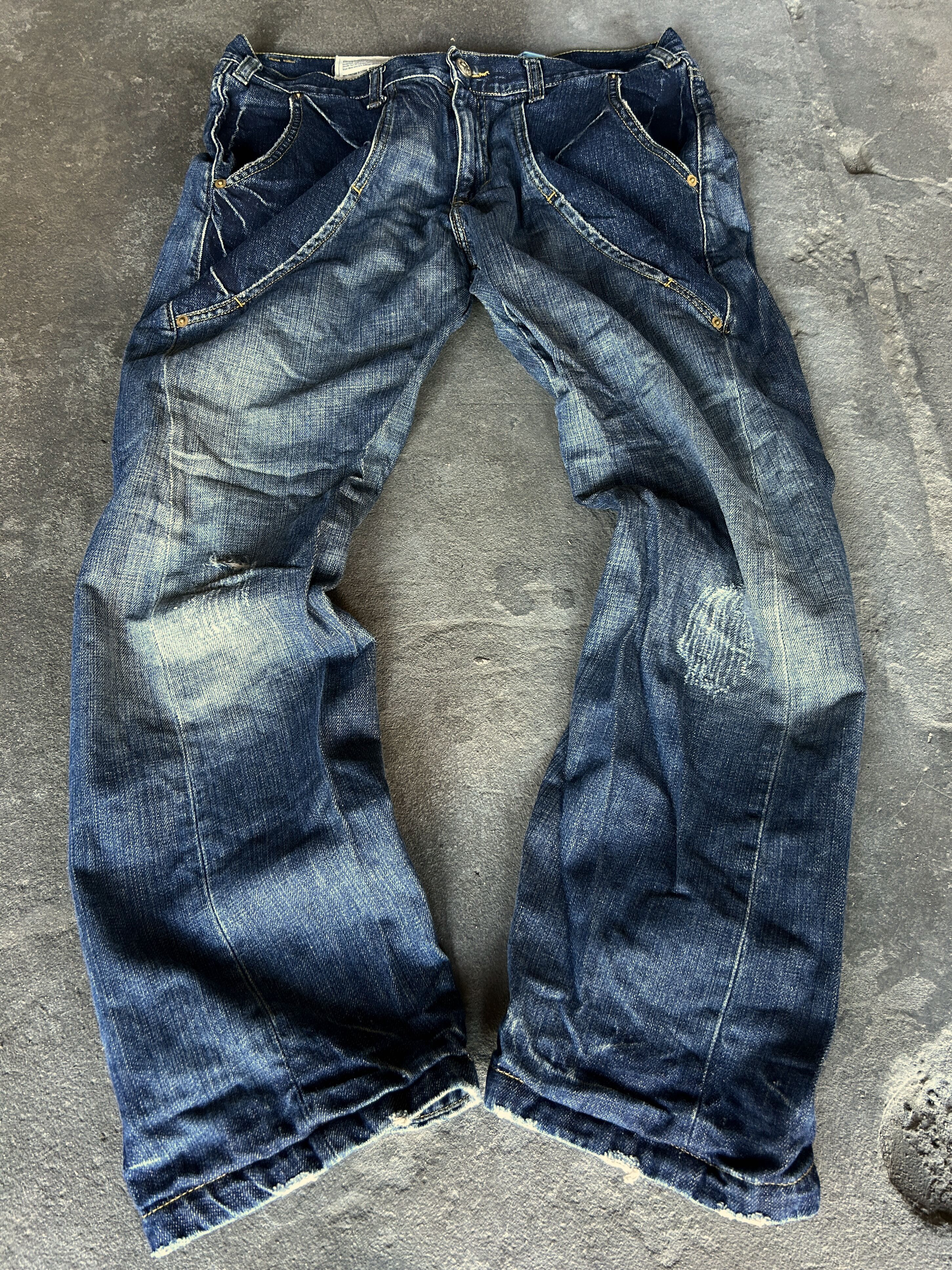 Vintage Rick Owens Junya Watanabe Style Cargo Jeans