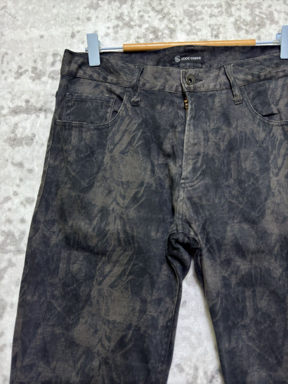 If Six Was Nine Y2K Smoke Graphic Root Three Avant-Street Style Size W30 Size US 30 / EU 46 - 4 Thumbnail