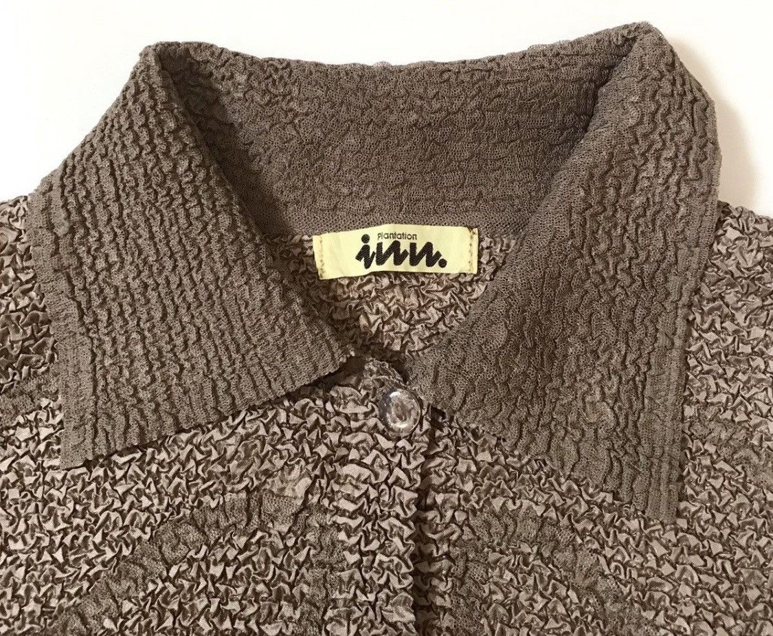 Issey Miyake TAX FREE 🇺🇸 issey miyake plantation im crumpled shirt Size US M / EU 48-50 / 2 - 4 Thumbnail