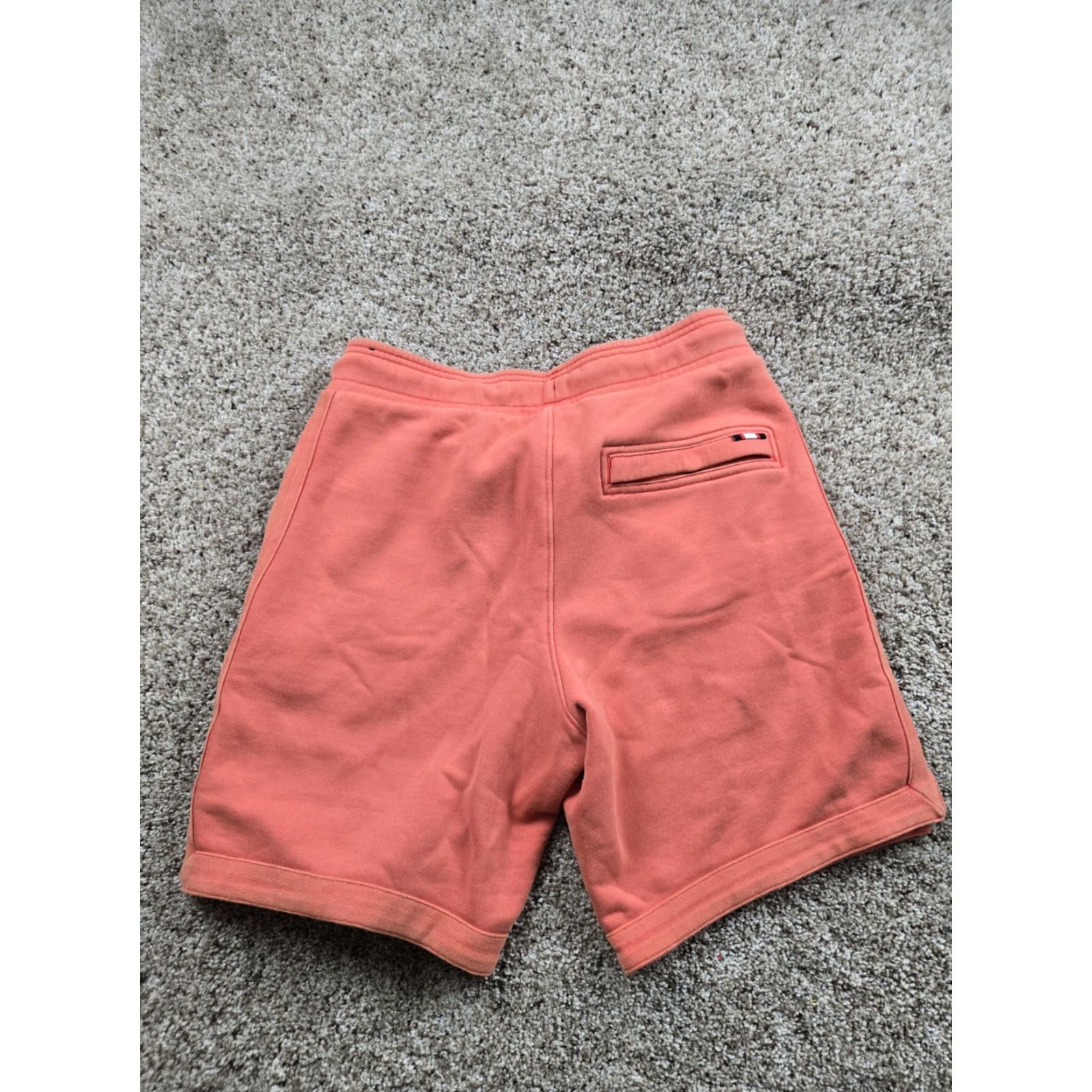 Nike Nike Jordan Shorts Mens S Coral Red Drawstring Heavyweight Routine Inseam 8in Cotton Spandex Fleece Logo Elastic Pockets Casual Size US 29 - 7 Thumbnail