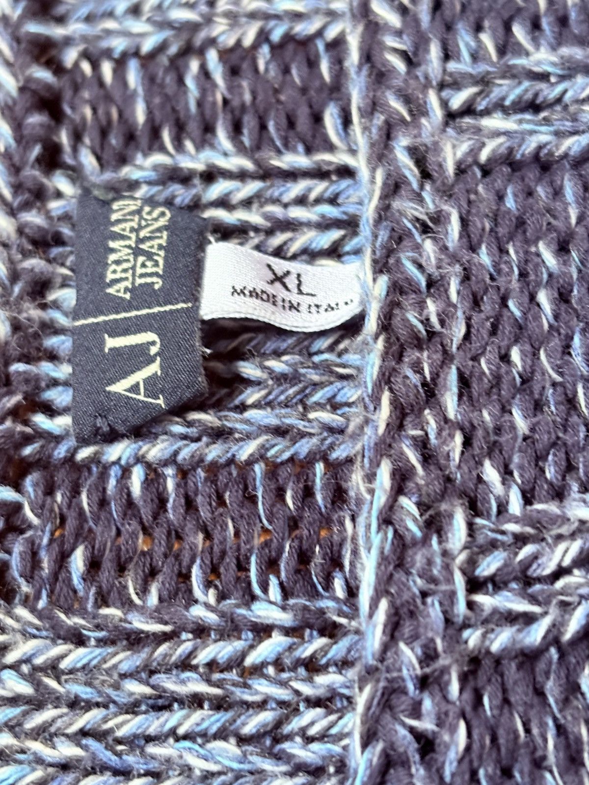 Armani AJ | ARMANI JEANS - 90s vintage knitwear 💸 Size US XL / EU 56 / 4 - 4 Thumbnail
