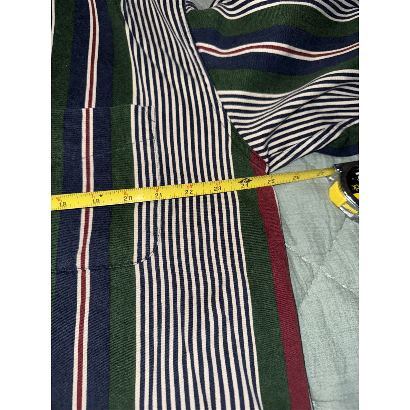 Ivy Crew Vintage Classic Navy/Green/Maroon Striped 💯cotton L Preppy Size US L / EU 52-54 / 3 - 6 Thumbnail