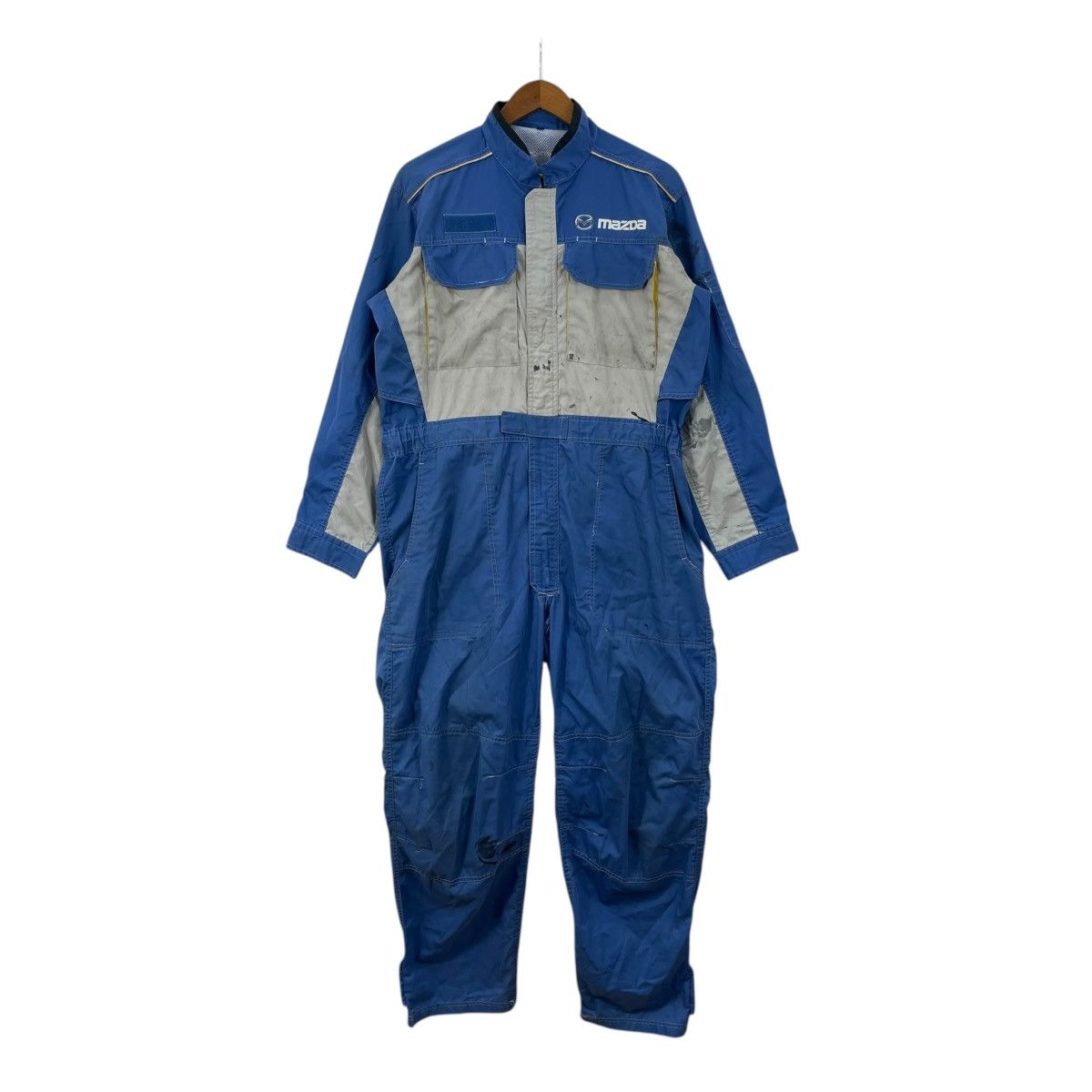 Vintage Vintage 90s Mazda Overalls Coveralls Suit Jacket Racing Team Size US 42 / EU 58 - 5 Thumbnail