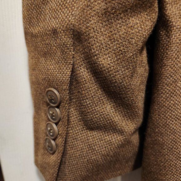 Club Room Club room men's 100%lambswool sport coat jacket blazer 43R Size 42R - 4 Thumbnail