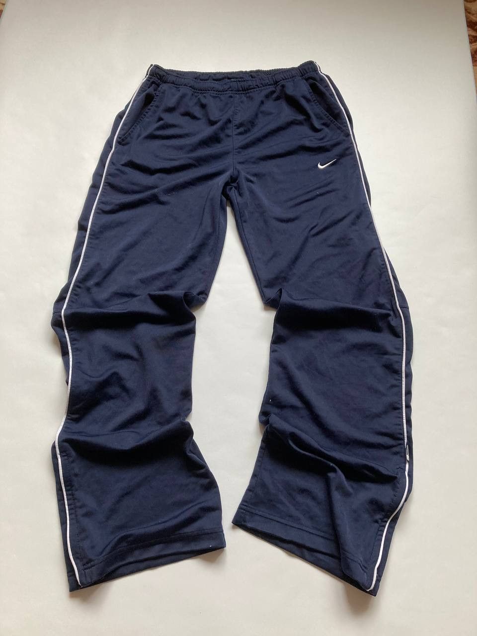 Nike × Vintage Vintage Nike Track Pants Nylon Drill Y2K Style Size US 36 / EU 52 - 1 Thumbnail
