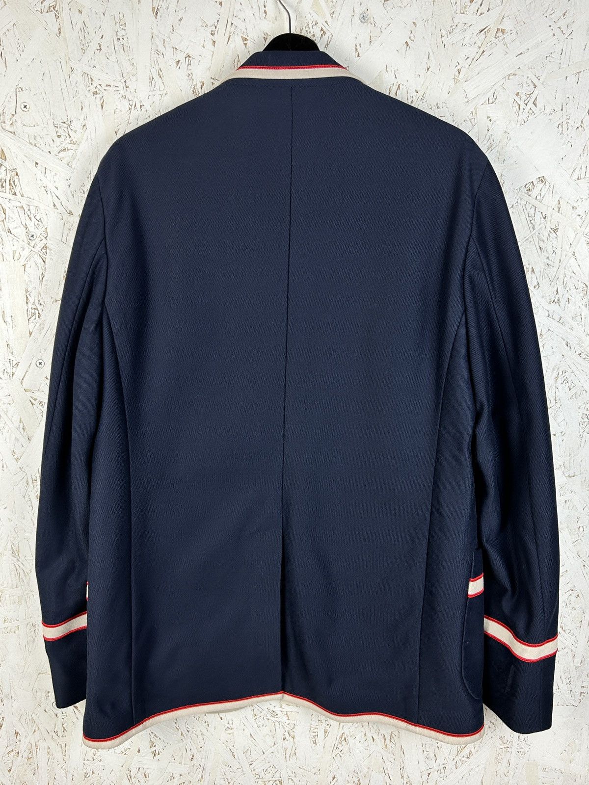 Gucci Gucci Navy Shark And Gucci Logo Pool Patch Blazer Jacket 50 Size US M / EU 48-50 / 2 - 7 Thumbnail
