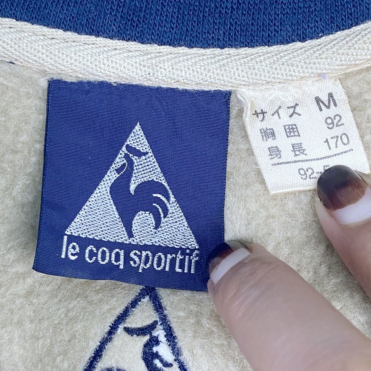 Le Coq Sportif Le Coq Sportif Crewneck Half Button Sweatshirt Pullover Size US M / EU 48-50 / 2 - 7 Thumbnail