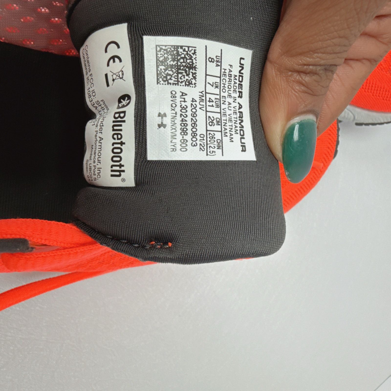 Under Armour Under Armour HOVR™ Sonic Running Shoes 5 | Orange | 8 Size US 8 / EU 41 - 8 Thumbnail