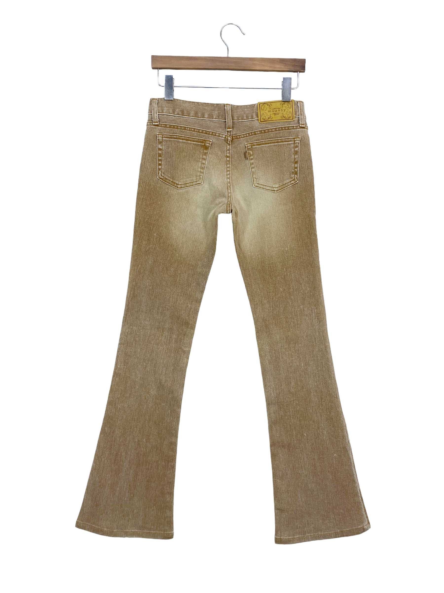 image of Moussy Jeans Bootcut Jeans Low Rise Jeans in Blue, Women's (Size 26)