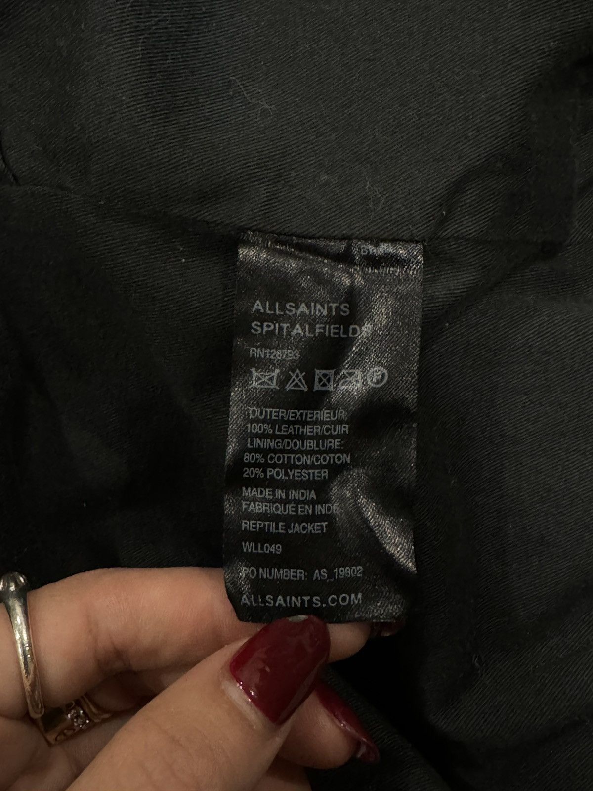 Allsaints Allsaints - Brown/Black Leather Bomber Jacket Size S / US 4 / IT 40 - 3 Thumbnail