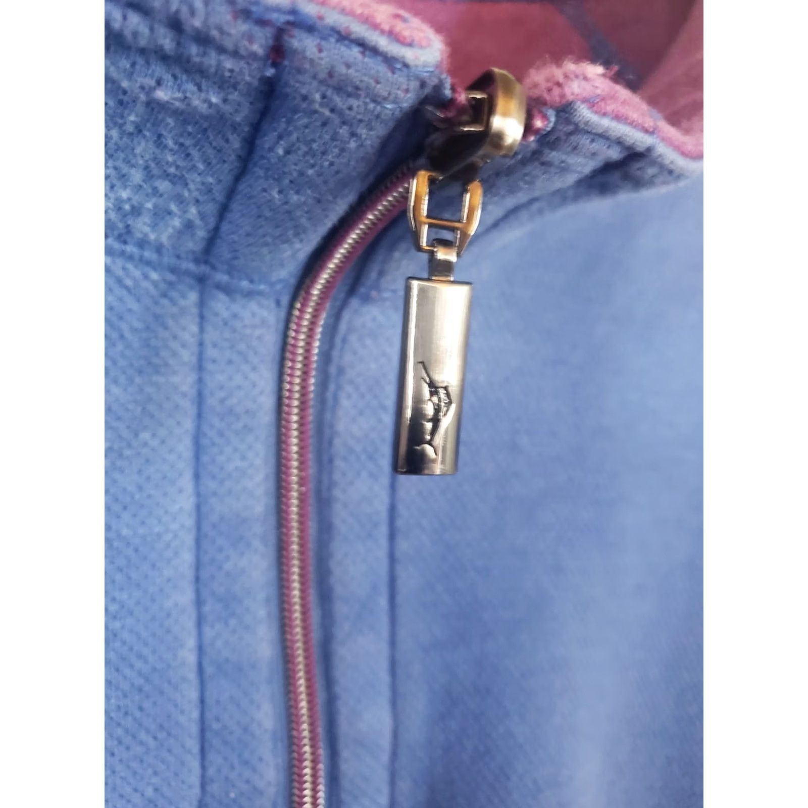 Tommy Bahama Tommy Bahama Sweater Mens XXL 2XL Reversible Quarter Zip Cadet Blue Purple Size US XXL / EU 58 / 5 - 4 Thumbnail