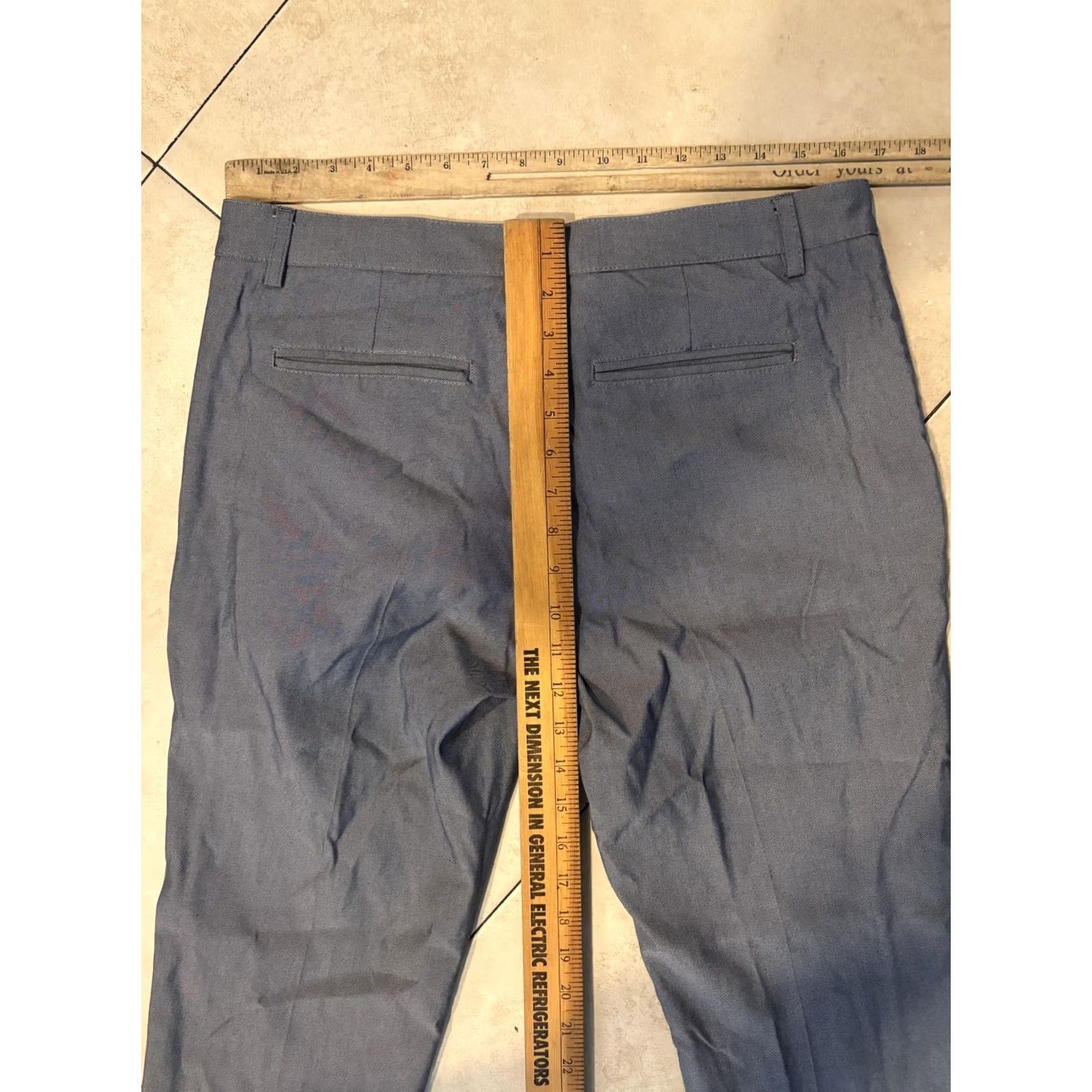 Mizzen+Main VINTAGE Mizzen+Main Pants Mens 32 Gray Performance Chino Dress Work Stretch Casual Tech Size US 32 / EU 48 - 6 Thumbnail