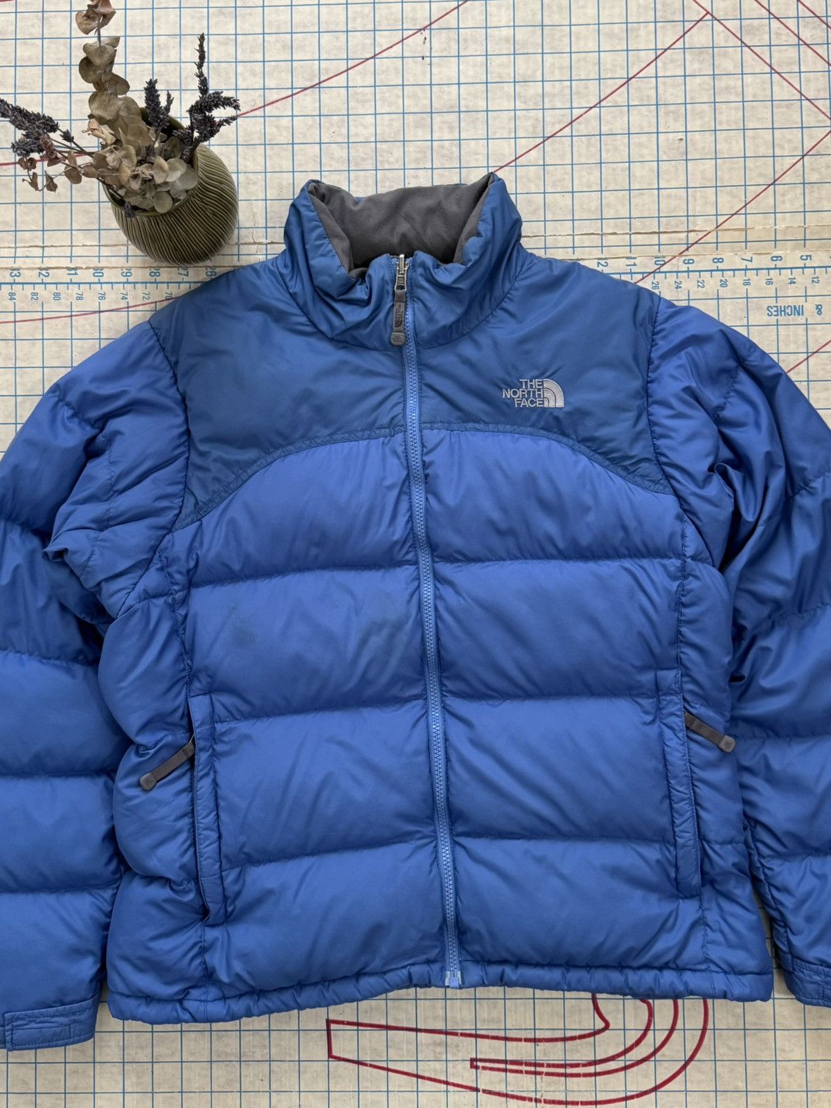The North Face The North Face Baby Blue 700 Fill Puffer Jacket Womens Large Size L / US 10 / IT 46 - 3 Thumbnail