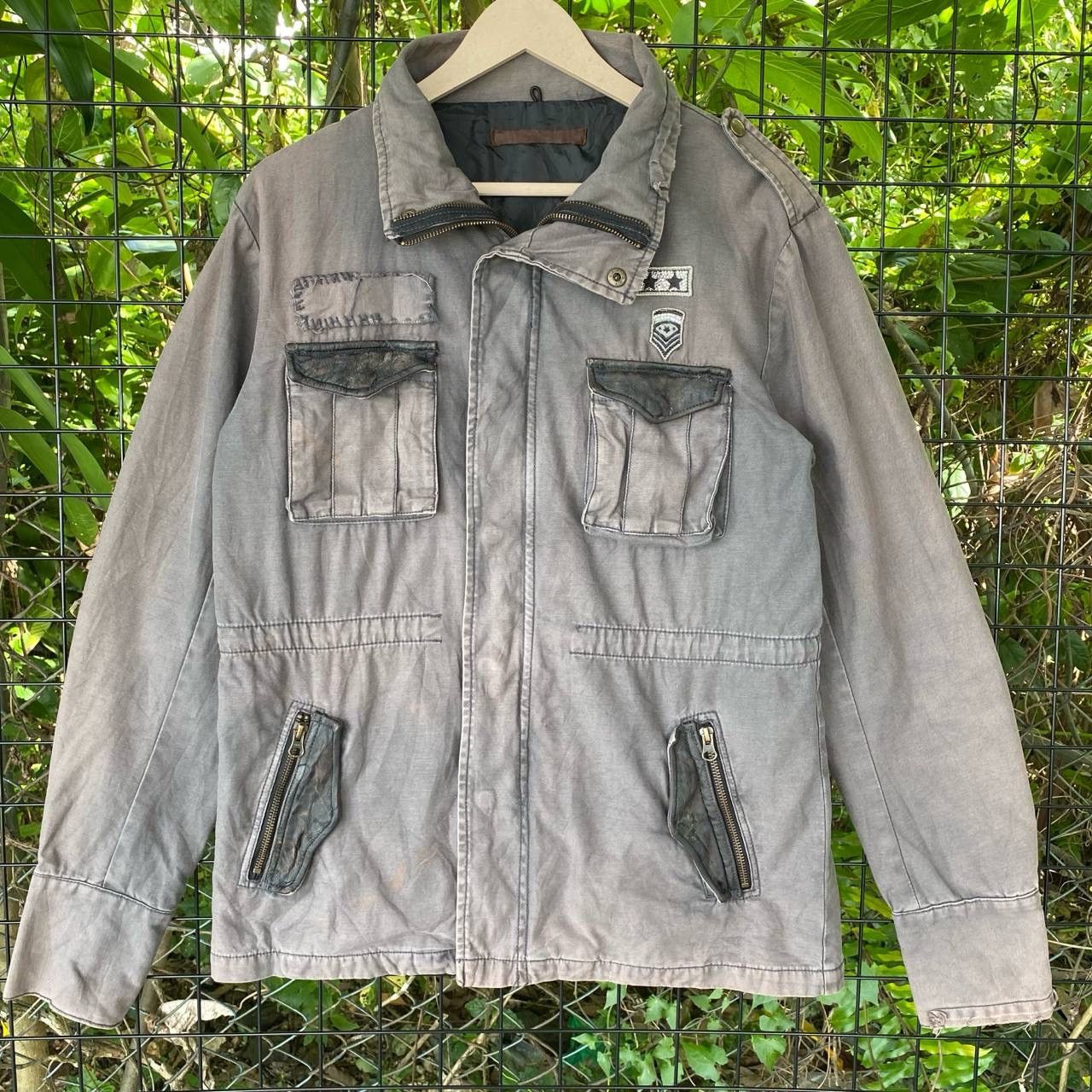 Vintage Vintage Distressed Military Jacket Size US M / EU 48-50 / 2 - 2 Thumbnail