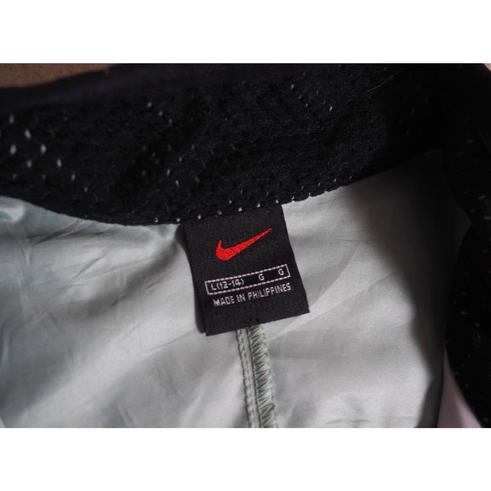 Nike VINTAGE Nike Center Check Sage Green Gray 1/2 Zip Windbreaker Jacket Mens L Size US L / EU 52-54 / 3 - 4 Thumbnail