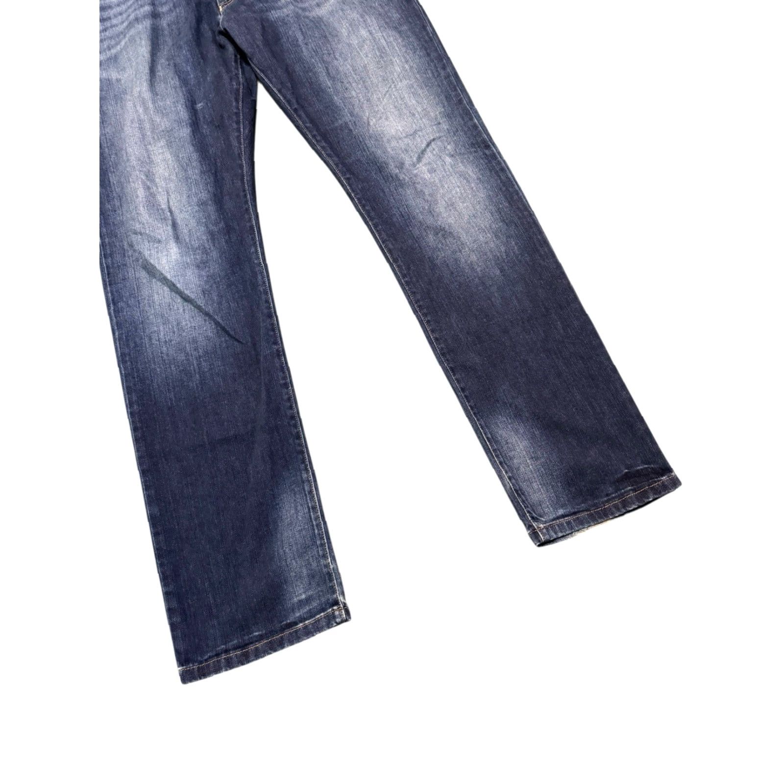 Ermenegildo Zegna ZEGNA SPORT Jeans Men Regular W38 L32 Mercerized Denim 9.5oz Blue 5-Pocket Button Zip Transported Logo Vintage No Size US 36 / EU 52 - 4 Thumbnail