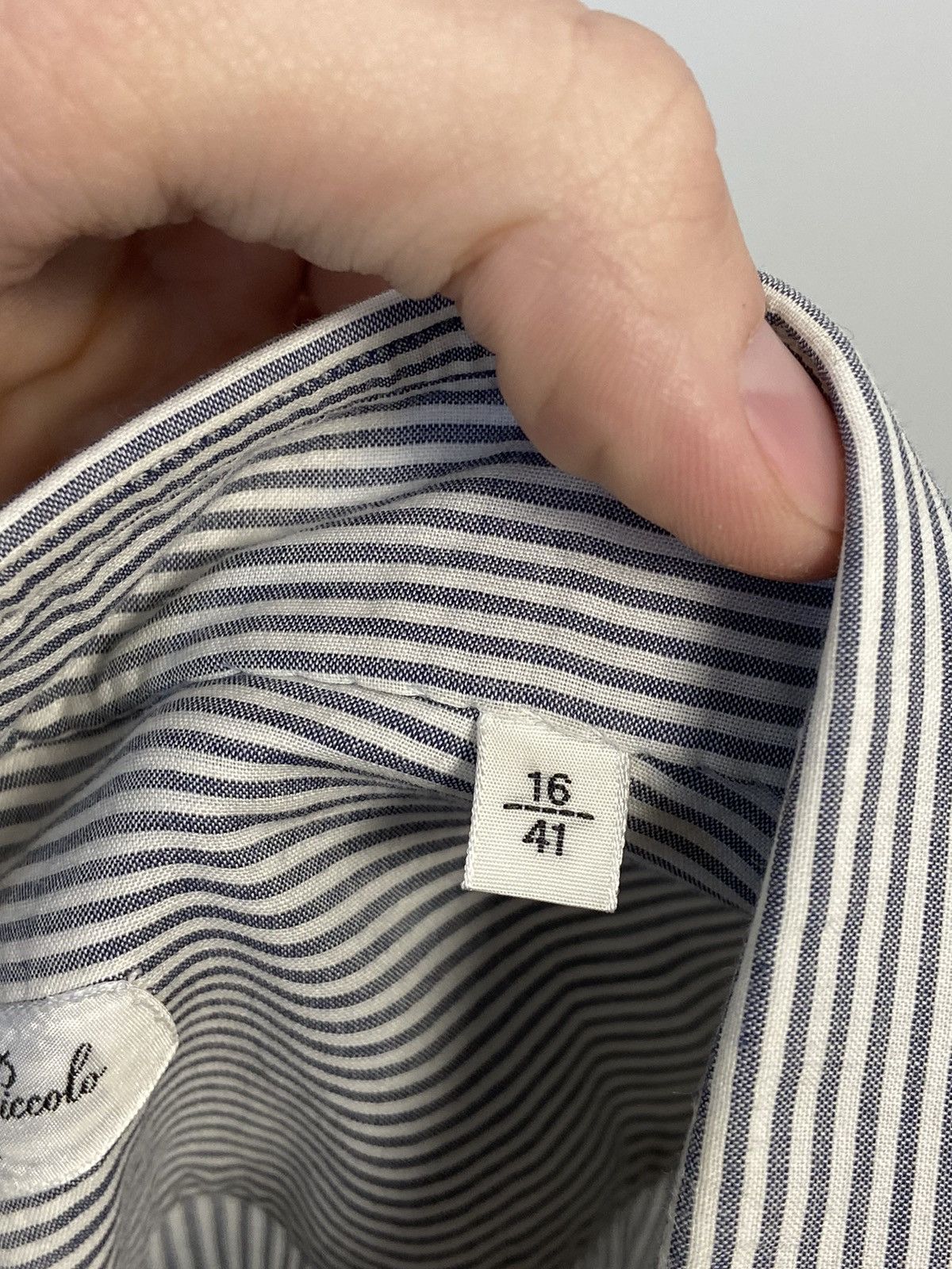 Salvatore Piccolo Salvatore Piccolo Shirt Button Up Long Sleeve Napoli Size US XL / EU 56 / 4 - 13 Thumbnail