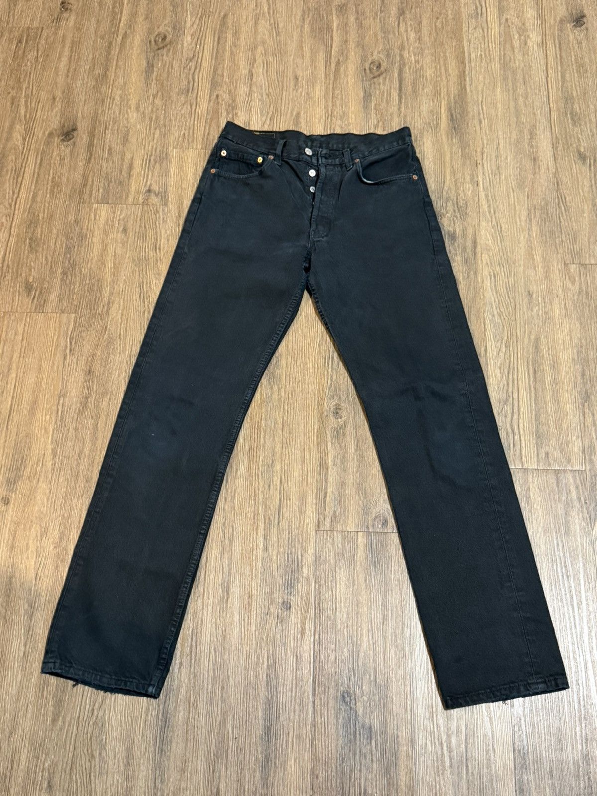 Levi's Vintage Clothing Vintage black 501 Levis Size US 30 / EU 46 - 1 Thumbnail